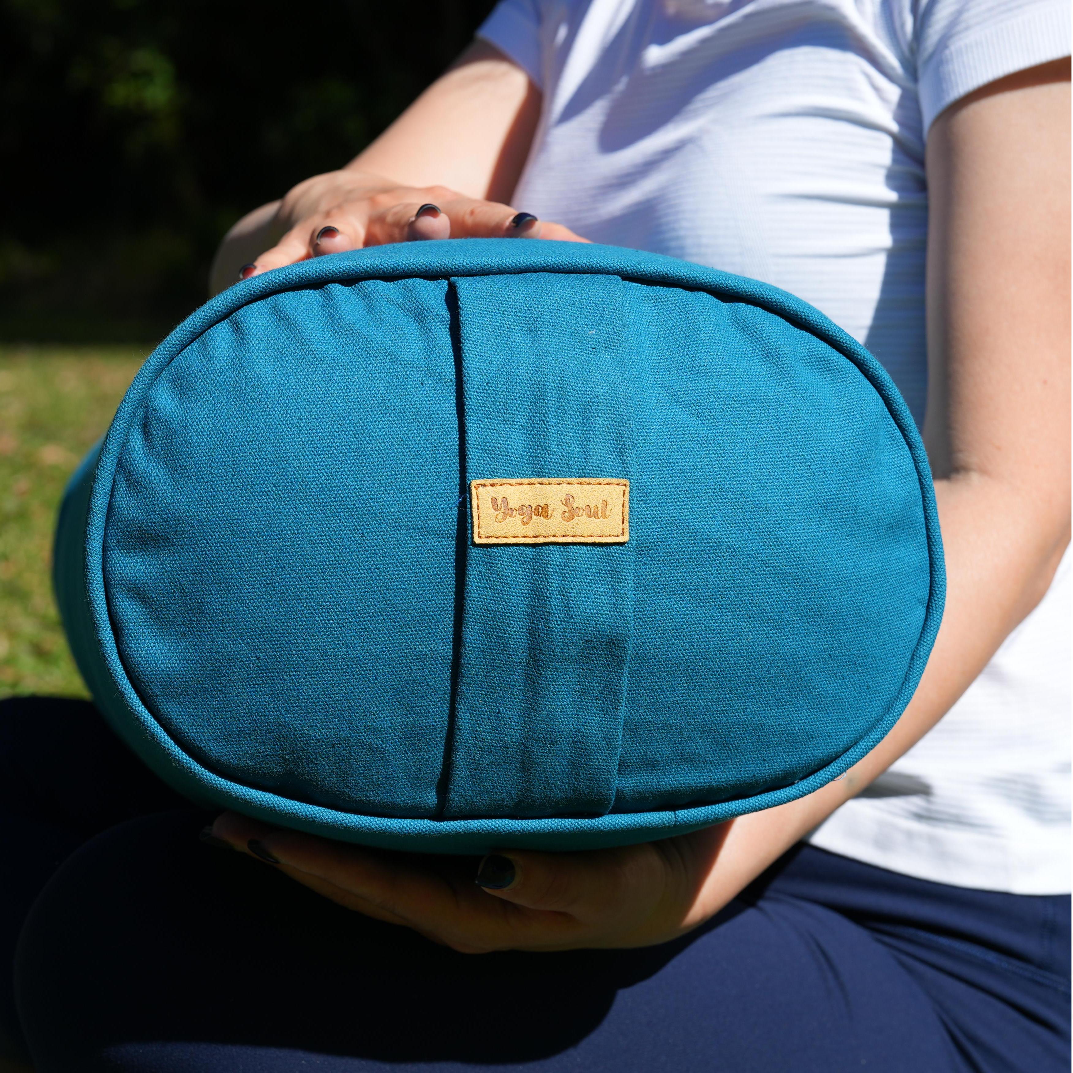 Oval Yoga Bolster | Pure | Teal