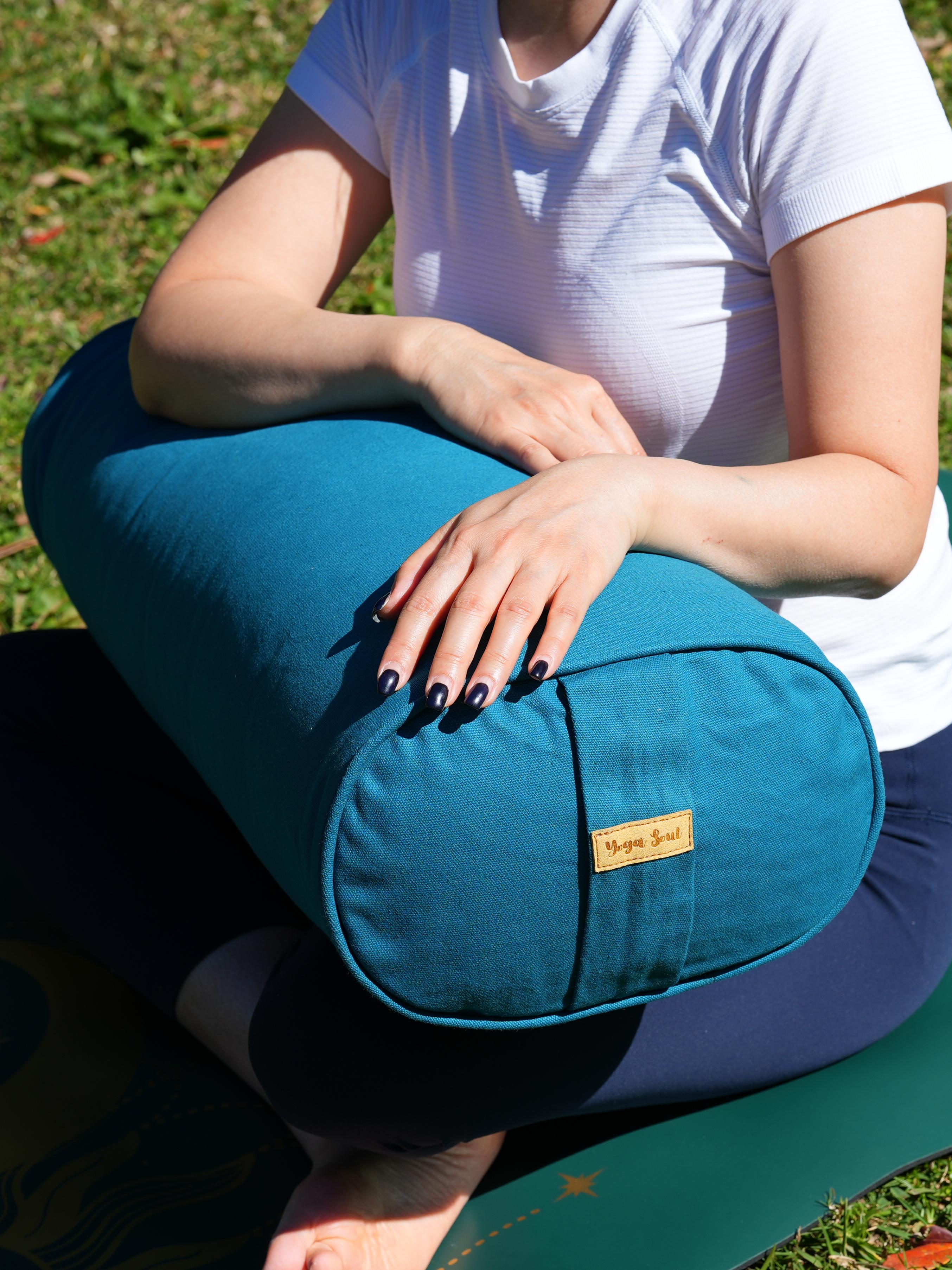 Oval Yoga Bolster | Pure | Teal