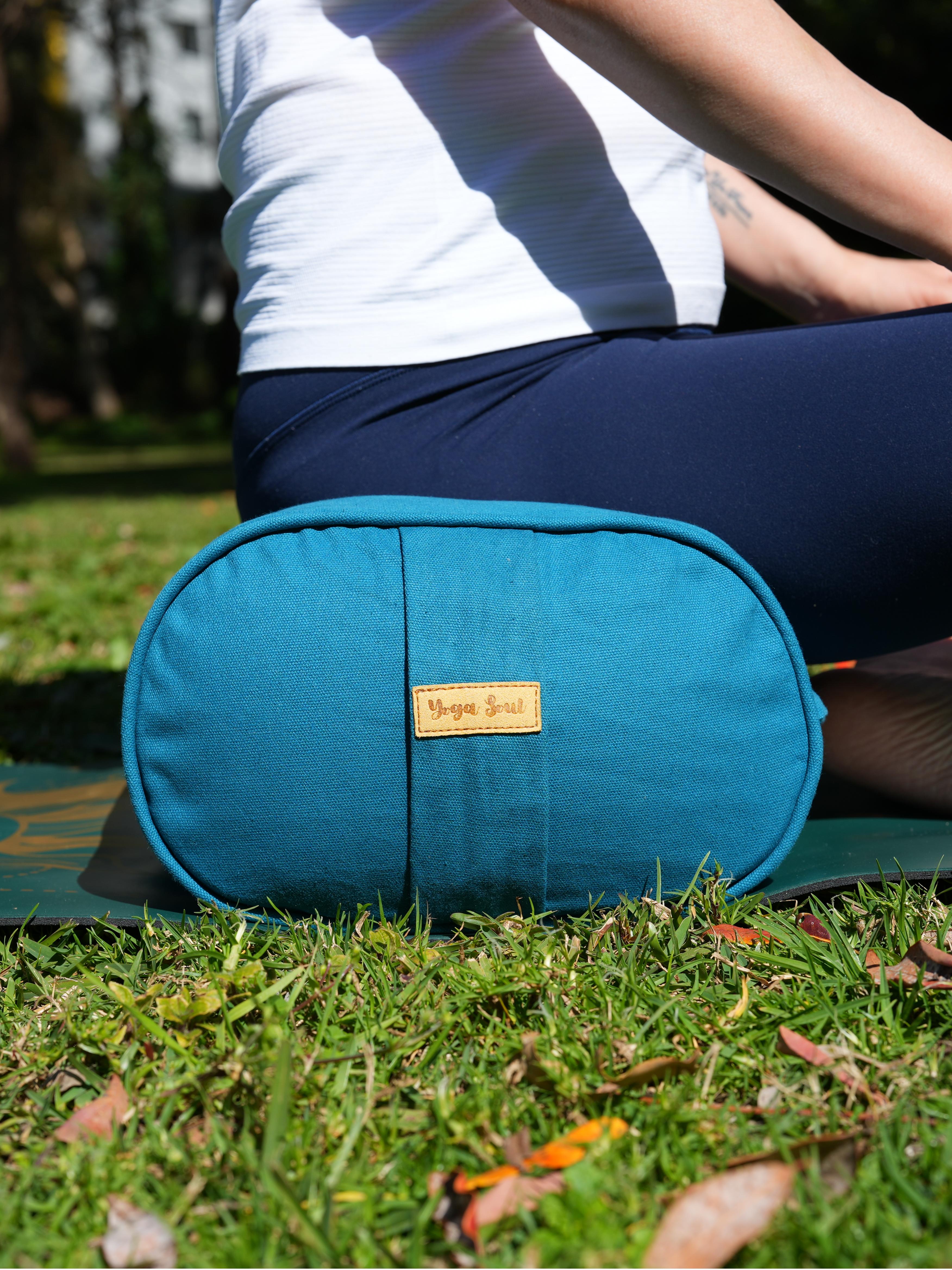 Oval Yoga Bolster | Pure | Teal