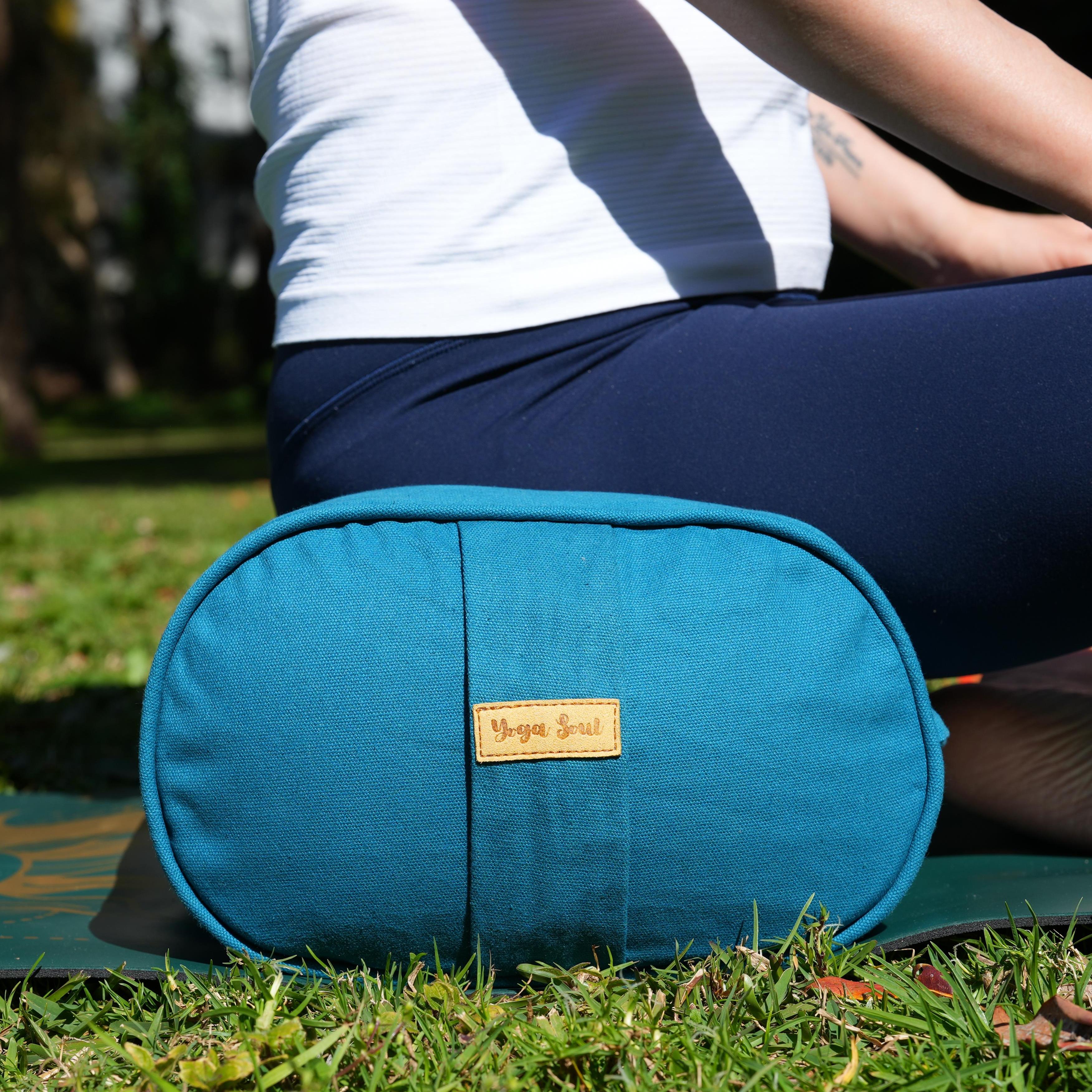 Oval Yoga Bolster | Pure | Teal