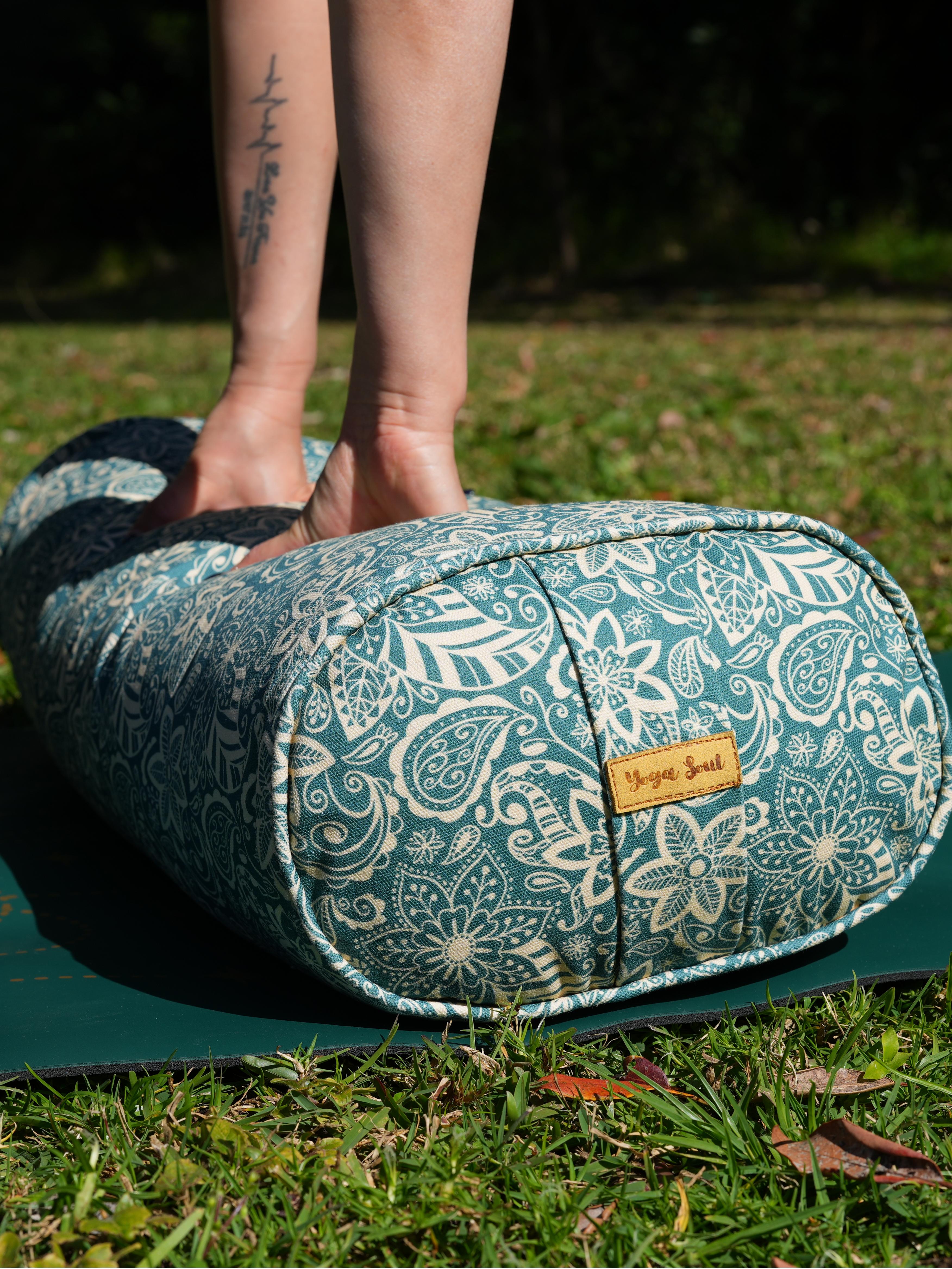 Oval Yoga Bolster | StarFlower | Teal