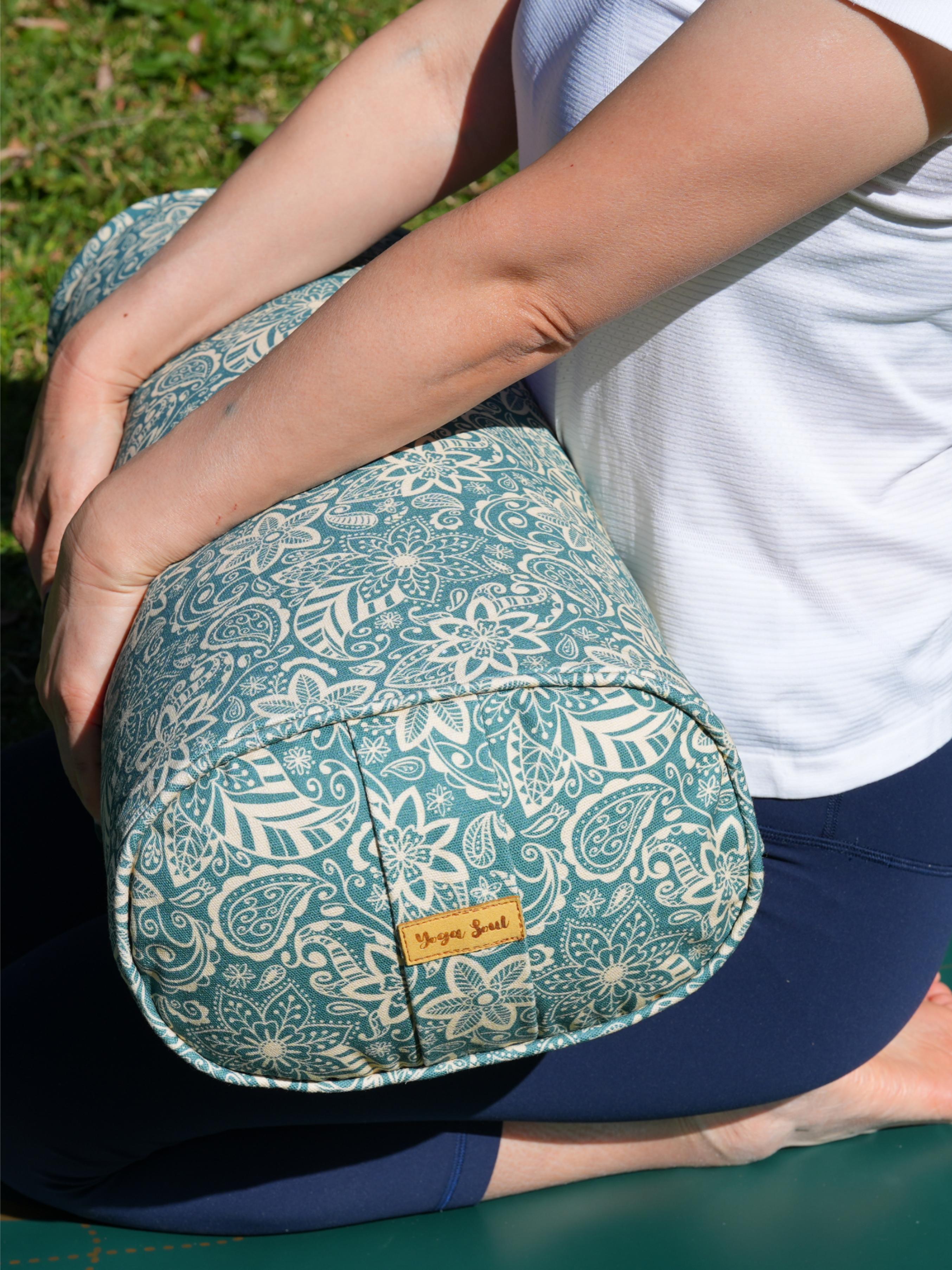 Oval Yoga Bolster | StarFlower | Teal