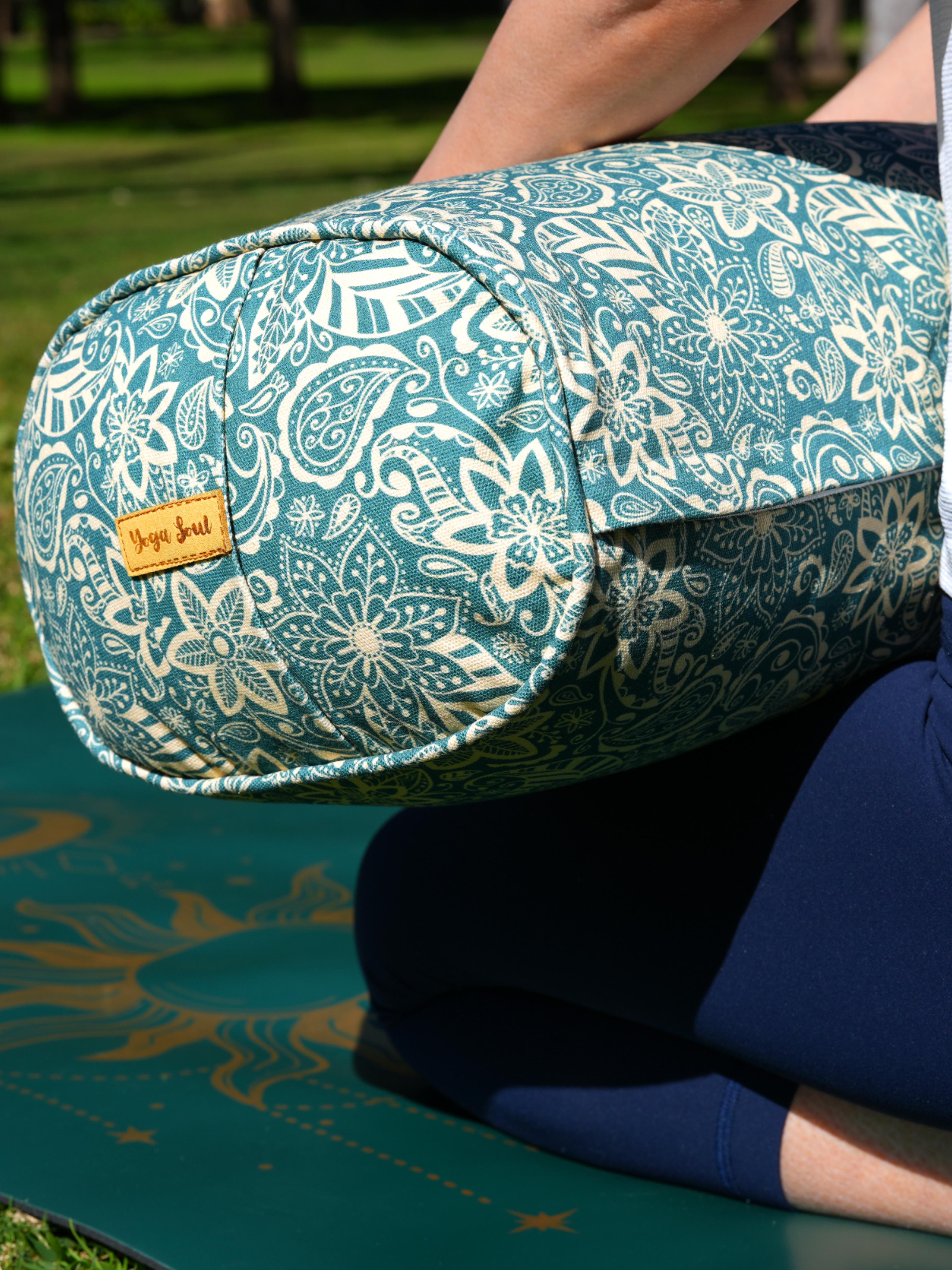 Oval Yoga Bolster | StarFlower | Teal