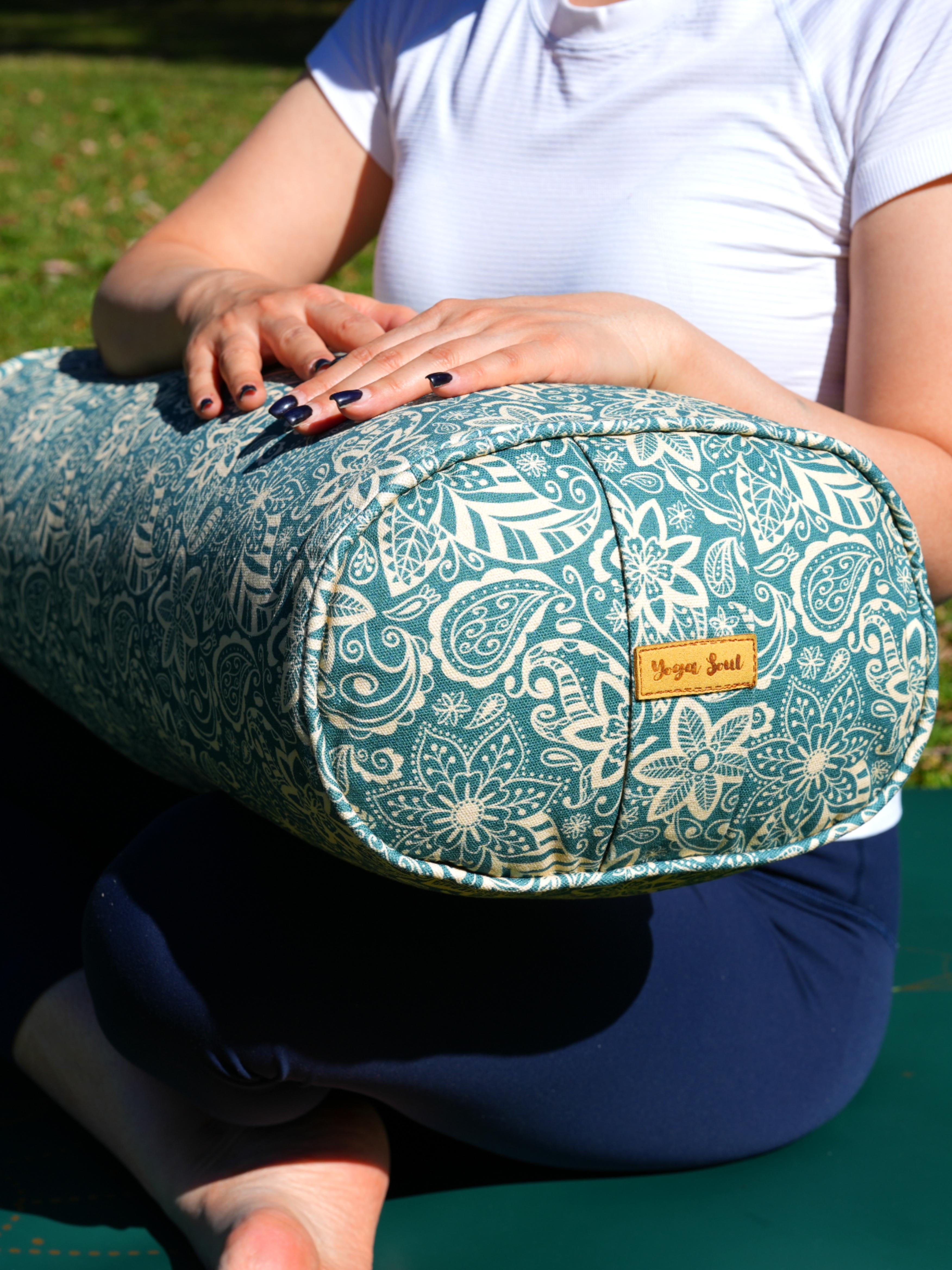 Oval Yoga Bolster | StarFlower | Teal