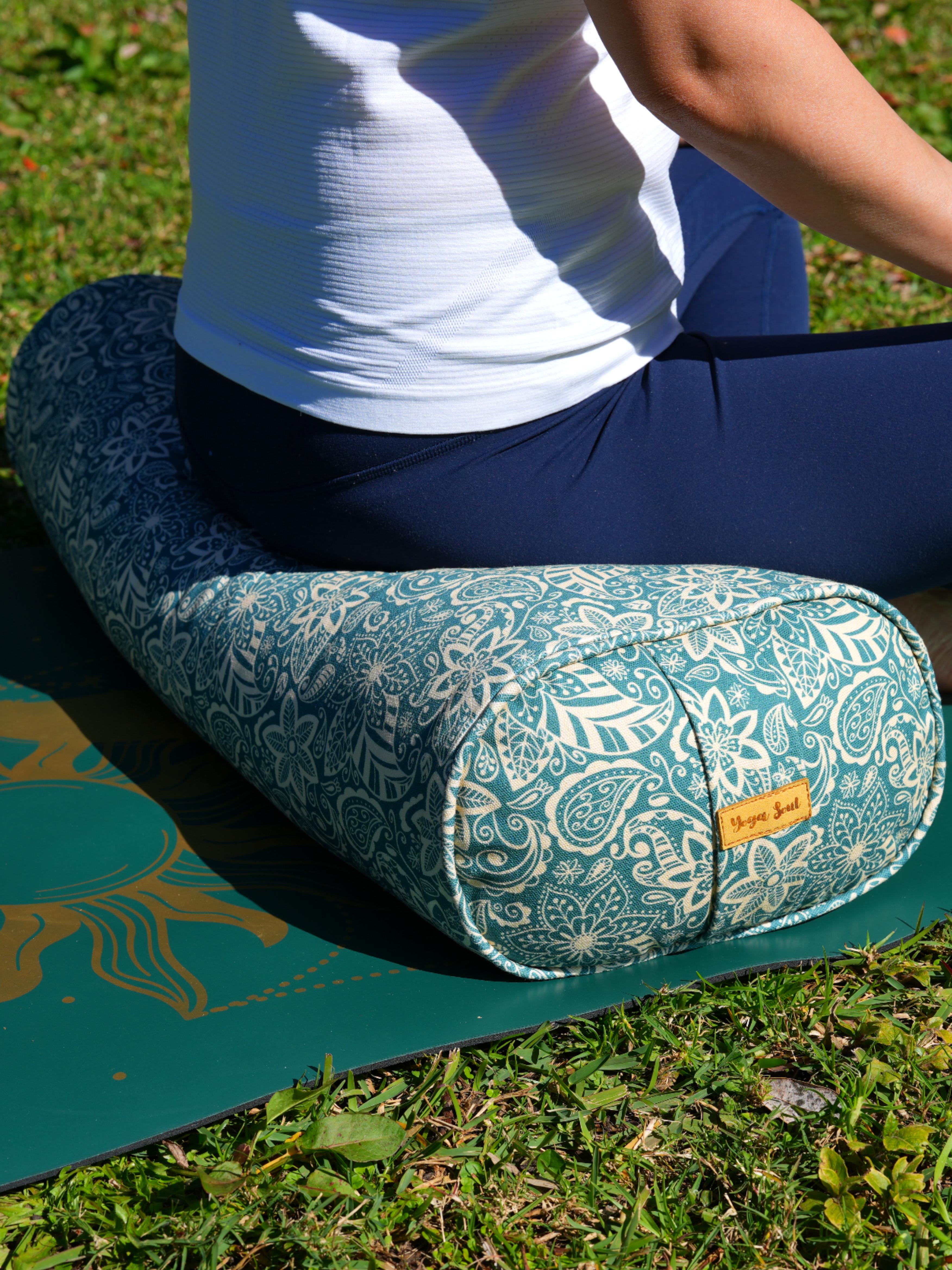 Oval Yoga Bolster | StarFlower | Teal