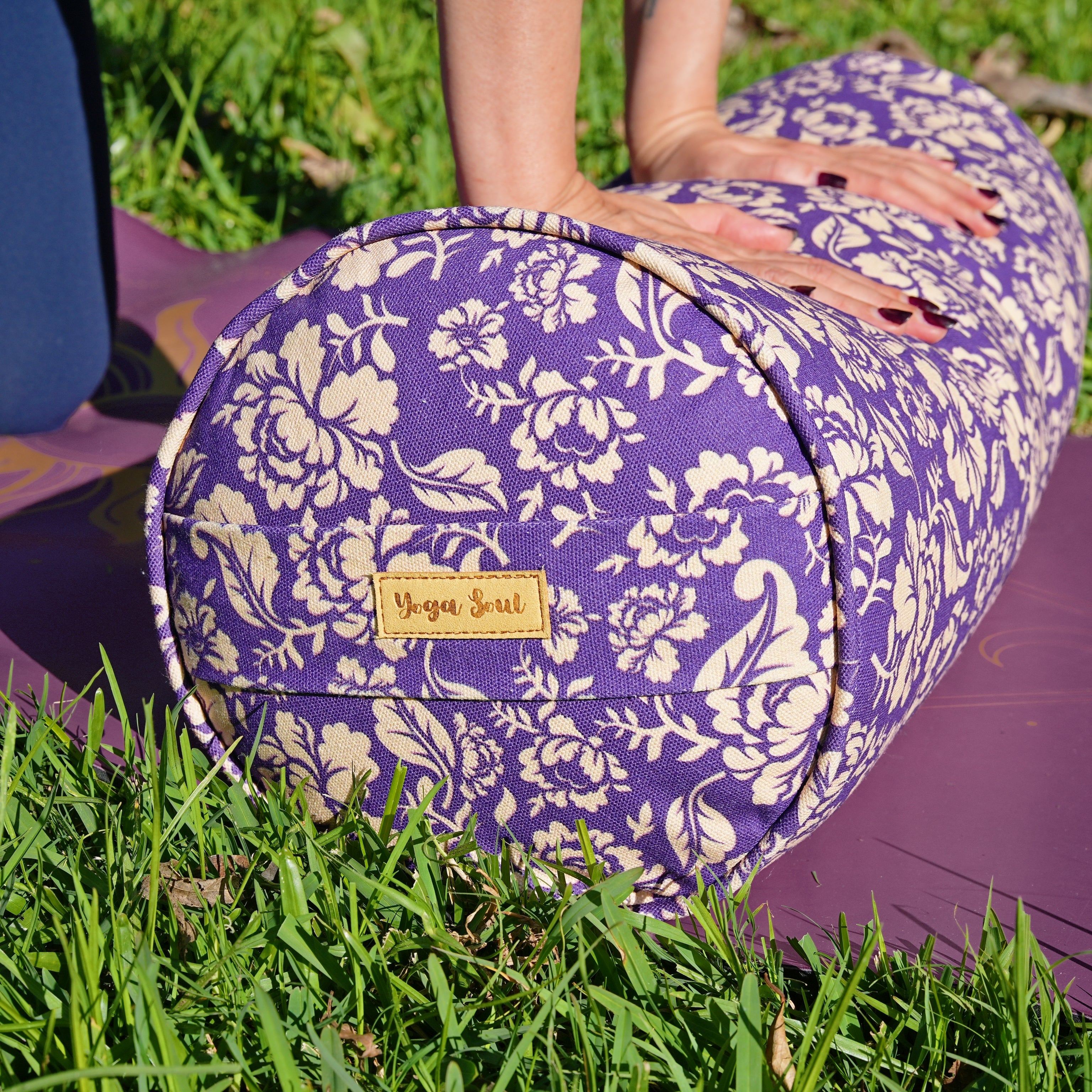 Round Yoga Bolster | Ananda Rose | Mystic Violet