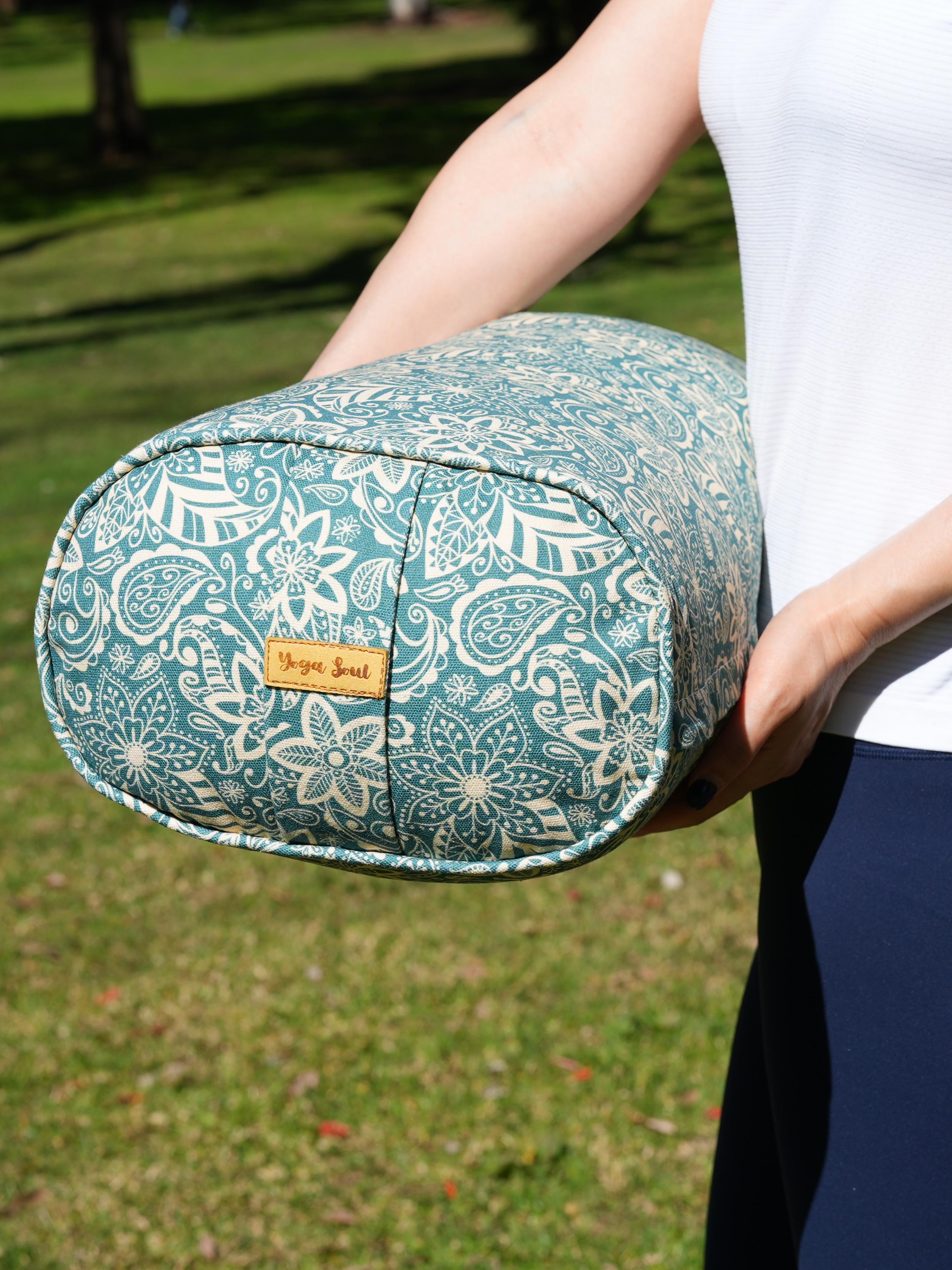 Oval Yoga Bolster | StarFlower | Teal