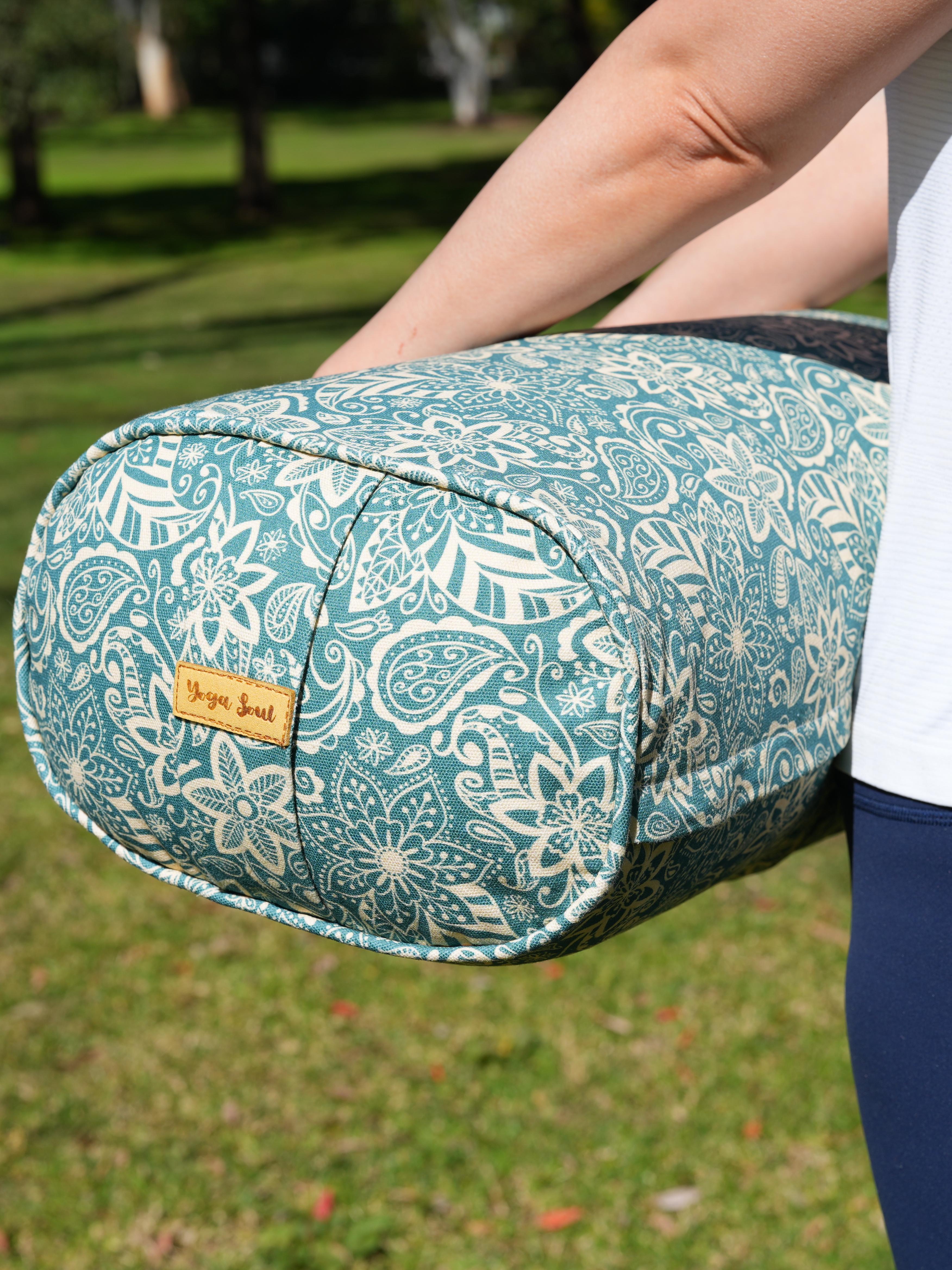 Oval Yoga Bolster | StarFlower | Teal