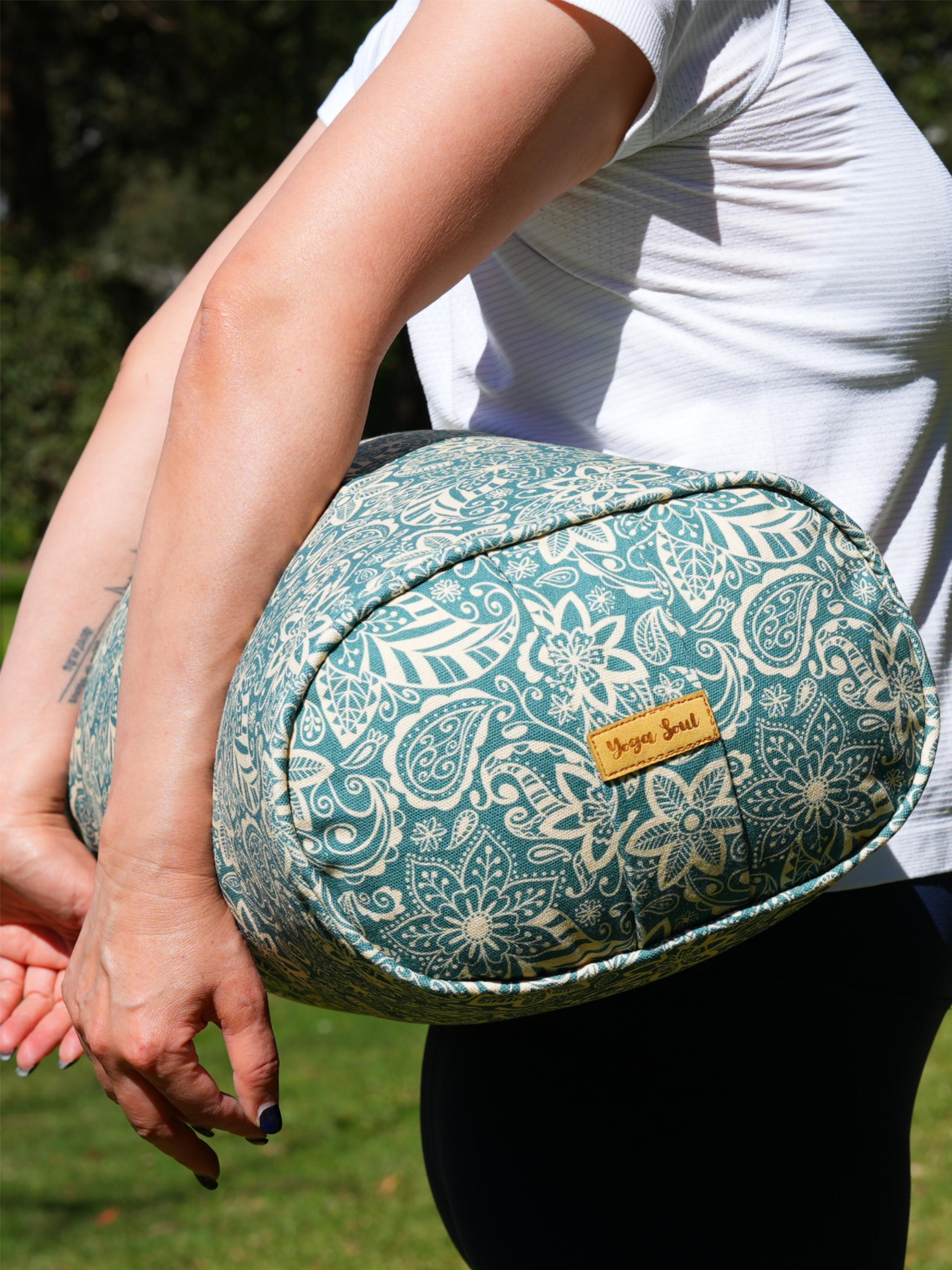 Oval Yoga Bolster | StarFlower | Teal