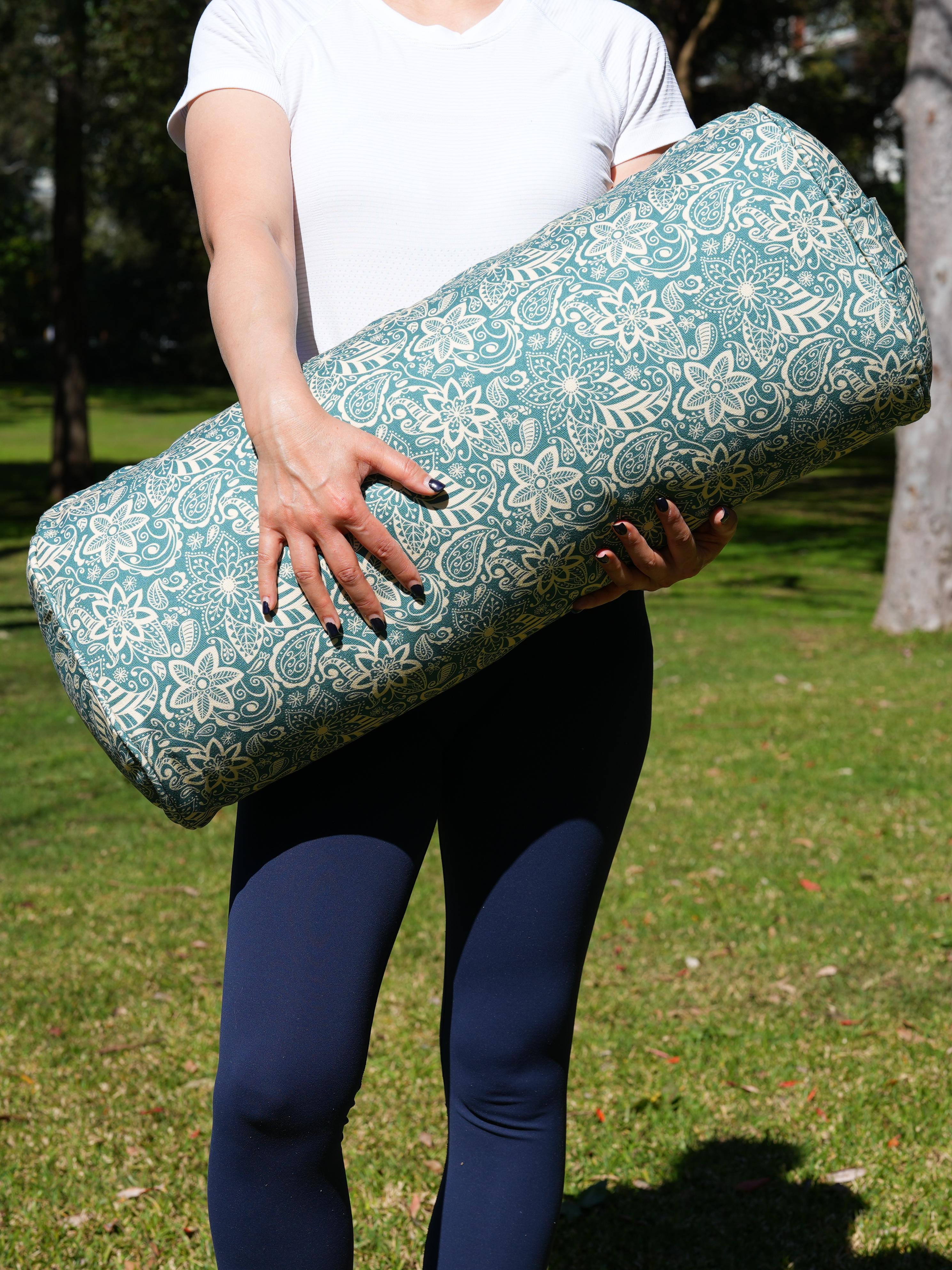 Oval Yoga Bolster | StarFlower | Teal