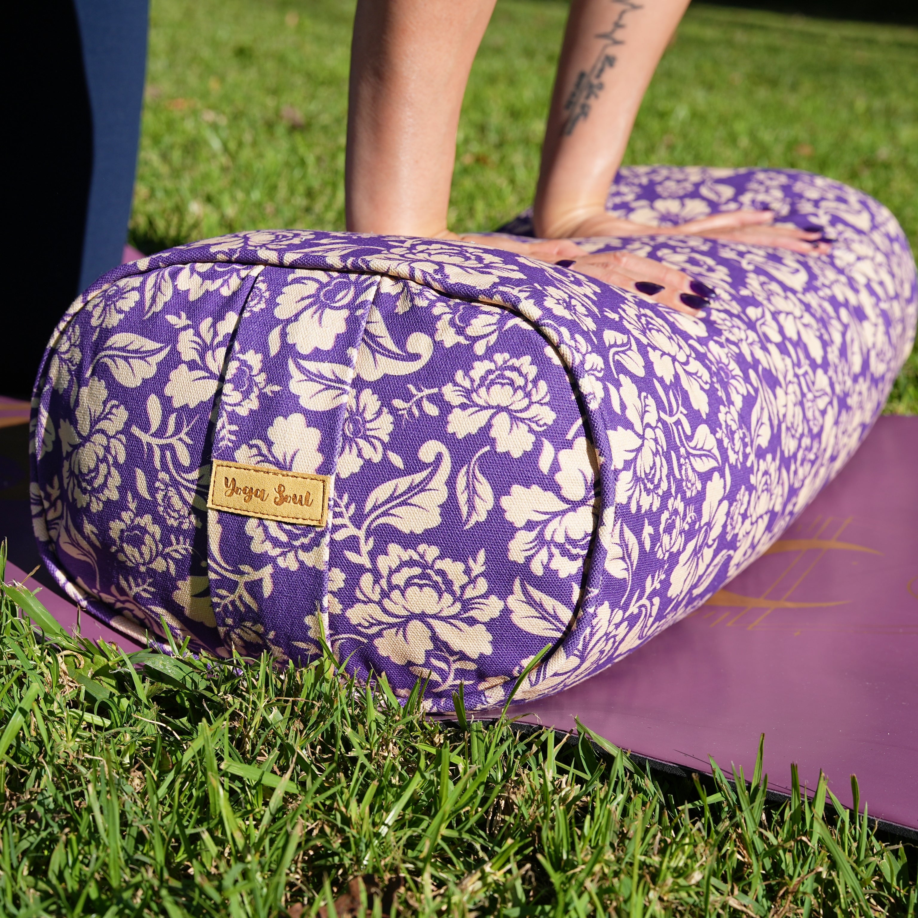 Oval Yoga Bolster | Ananda Rose | Mystic Violet
