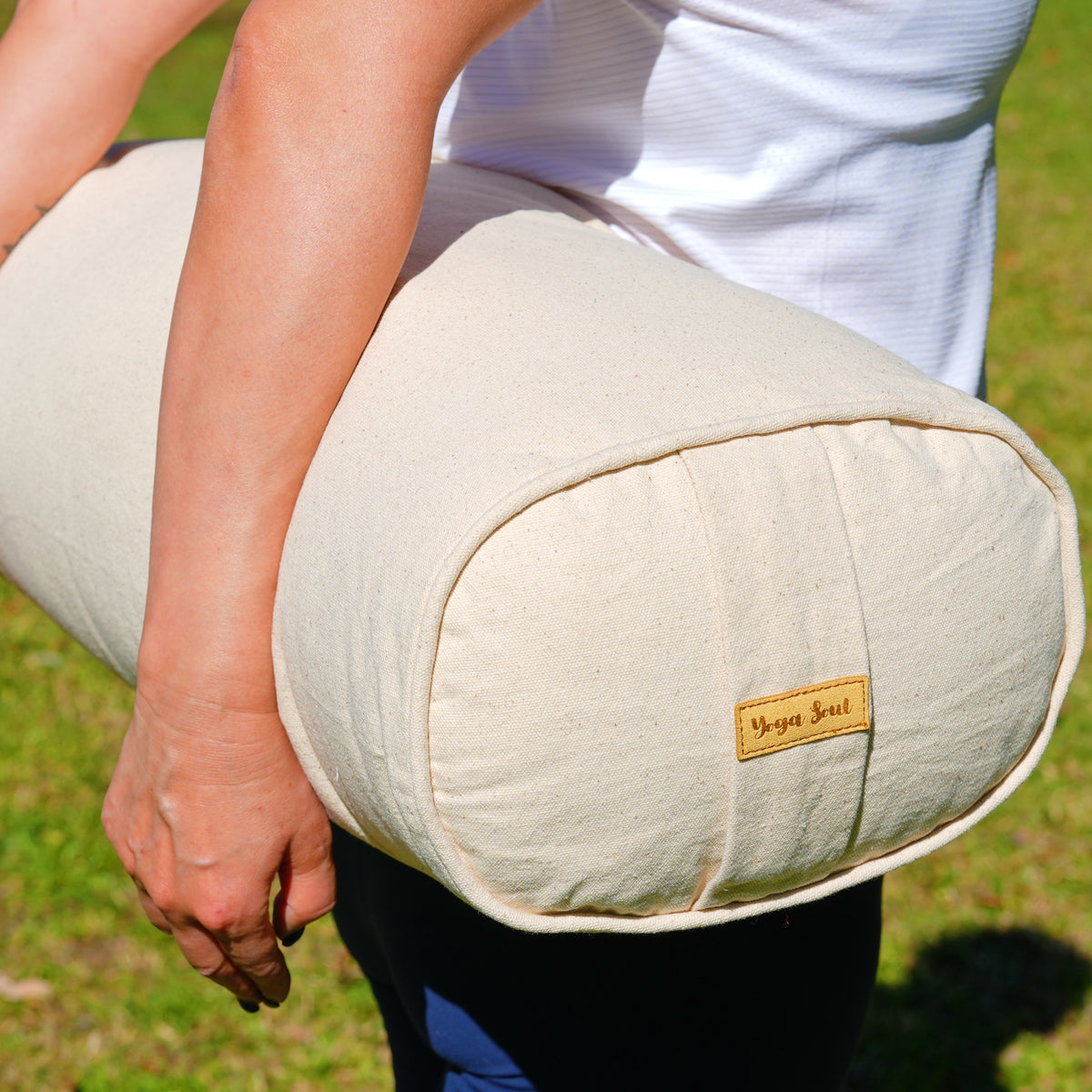 Oval Yoga Bolster | Sattva Purity