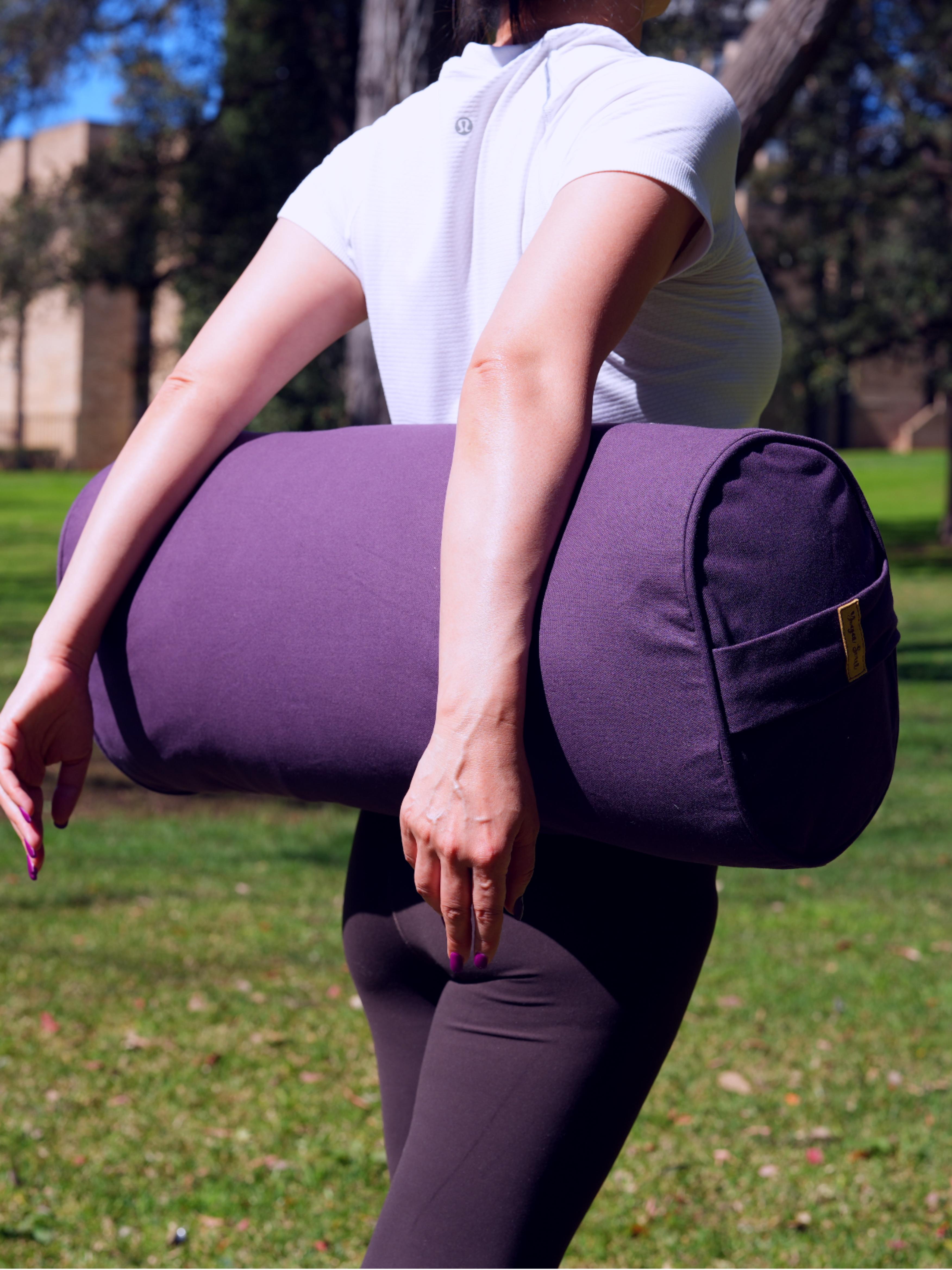 Oval Yoga Bolster | Pure | Purple