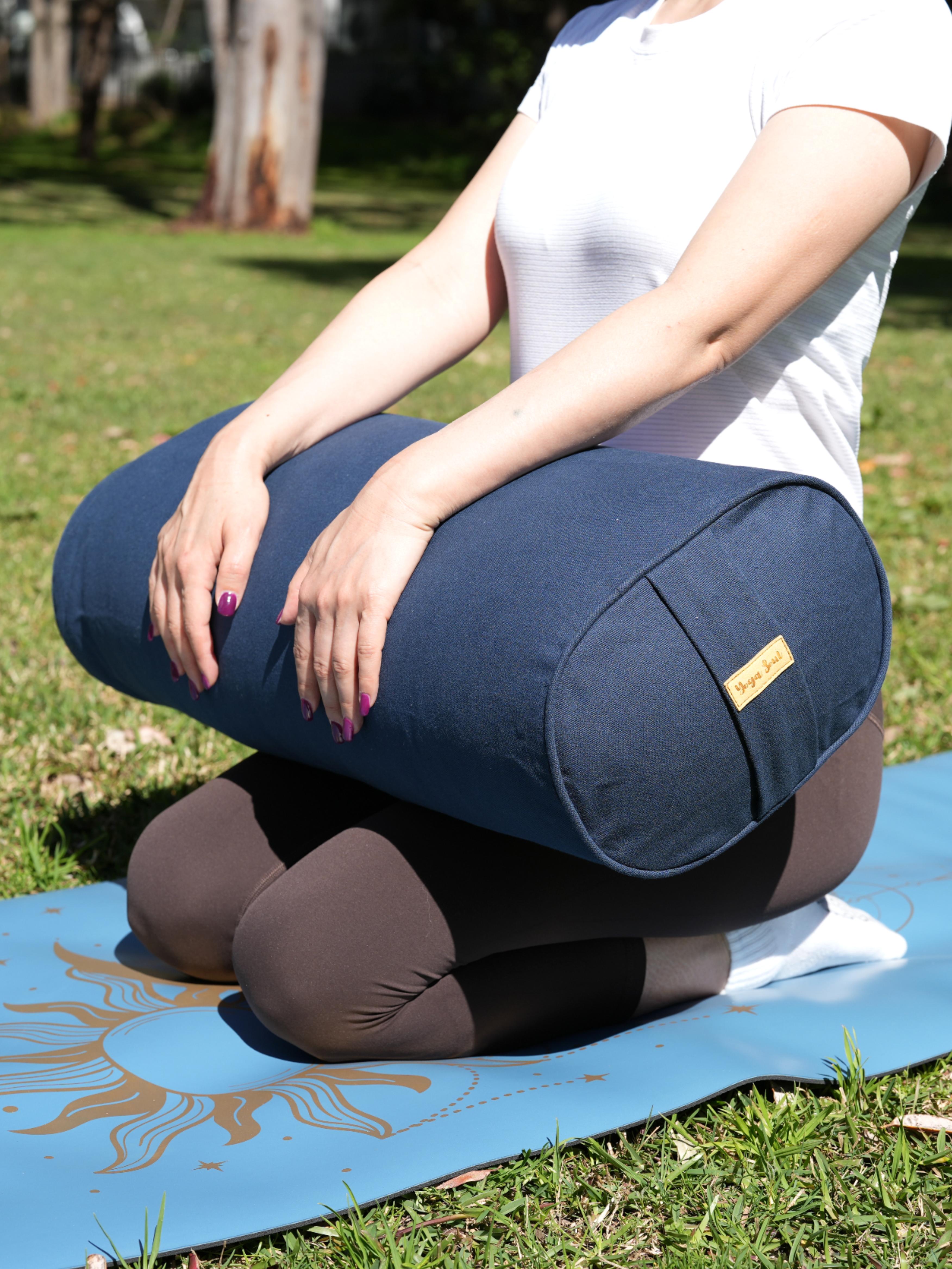 Oval Yoga Bolster | Pure | Navy