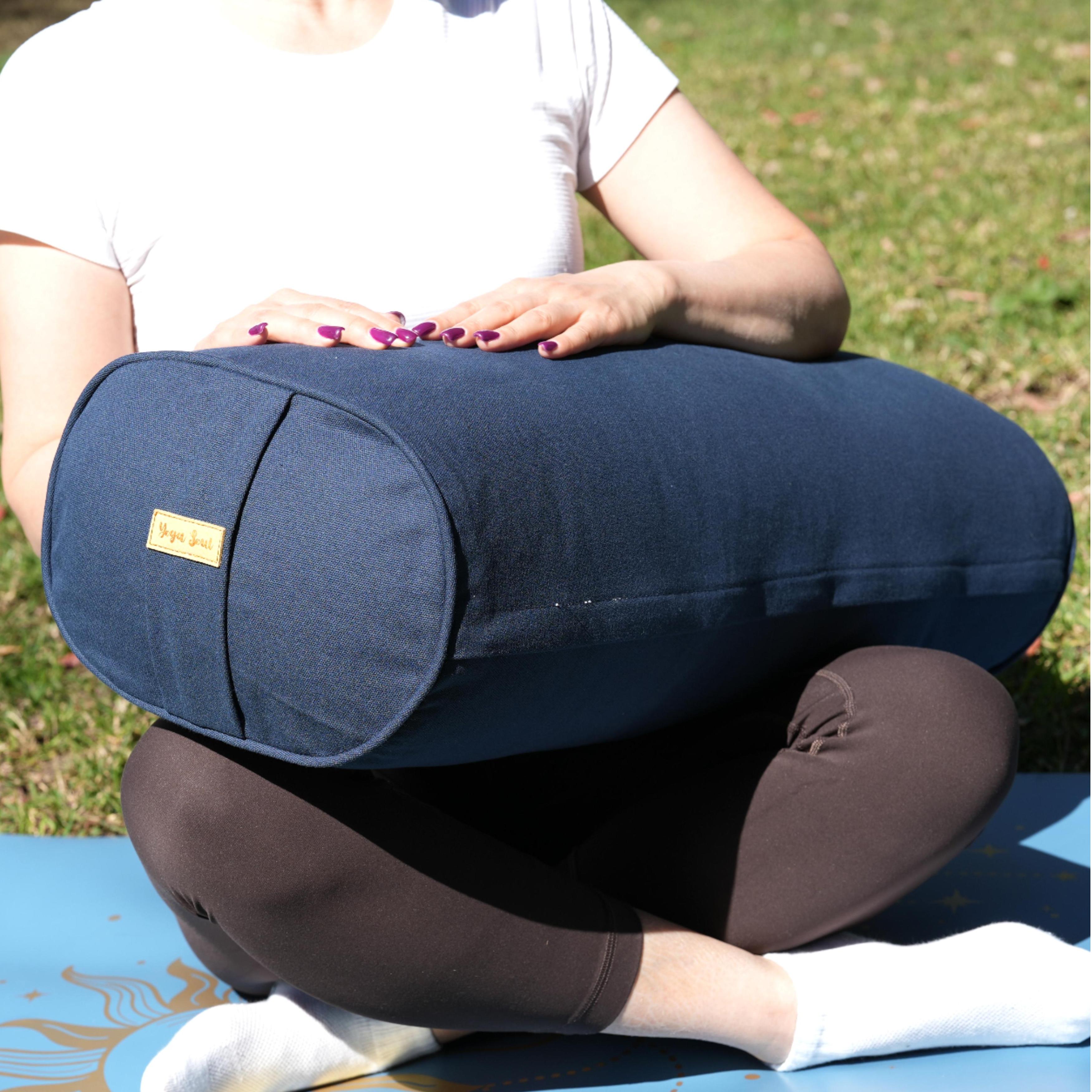 Oval Yoga Bolster | Pure | Navy