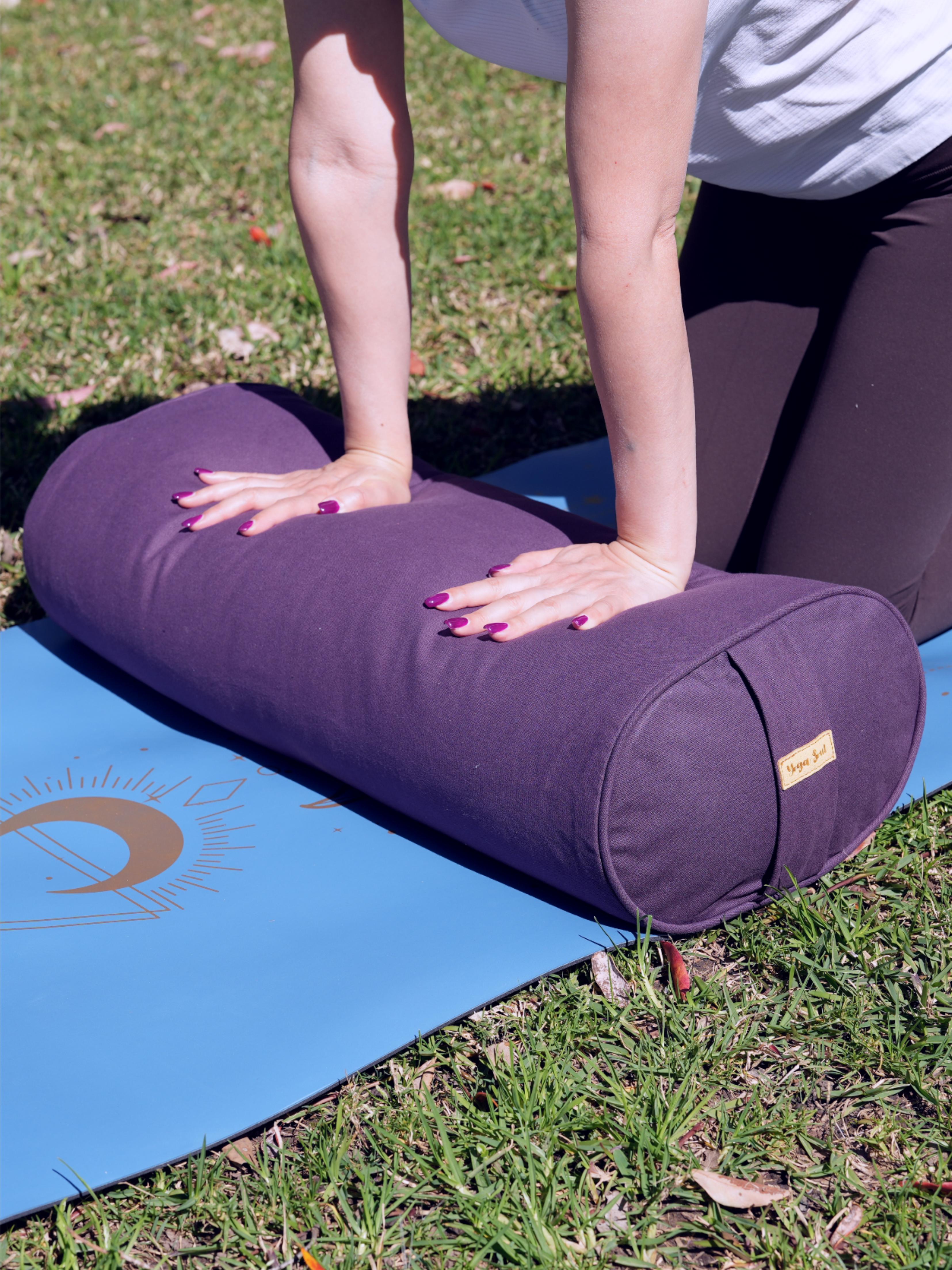 Oval Yoga Bolster | Pure | Purple