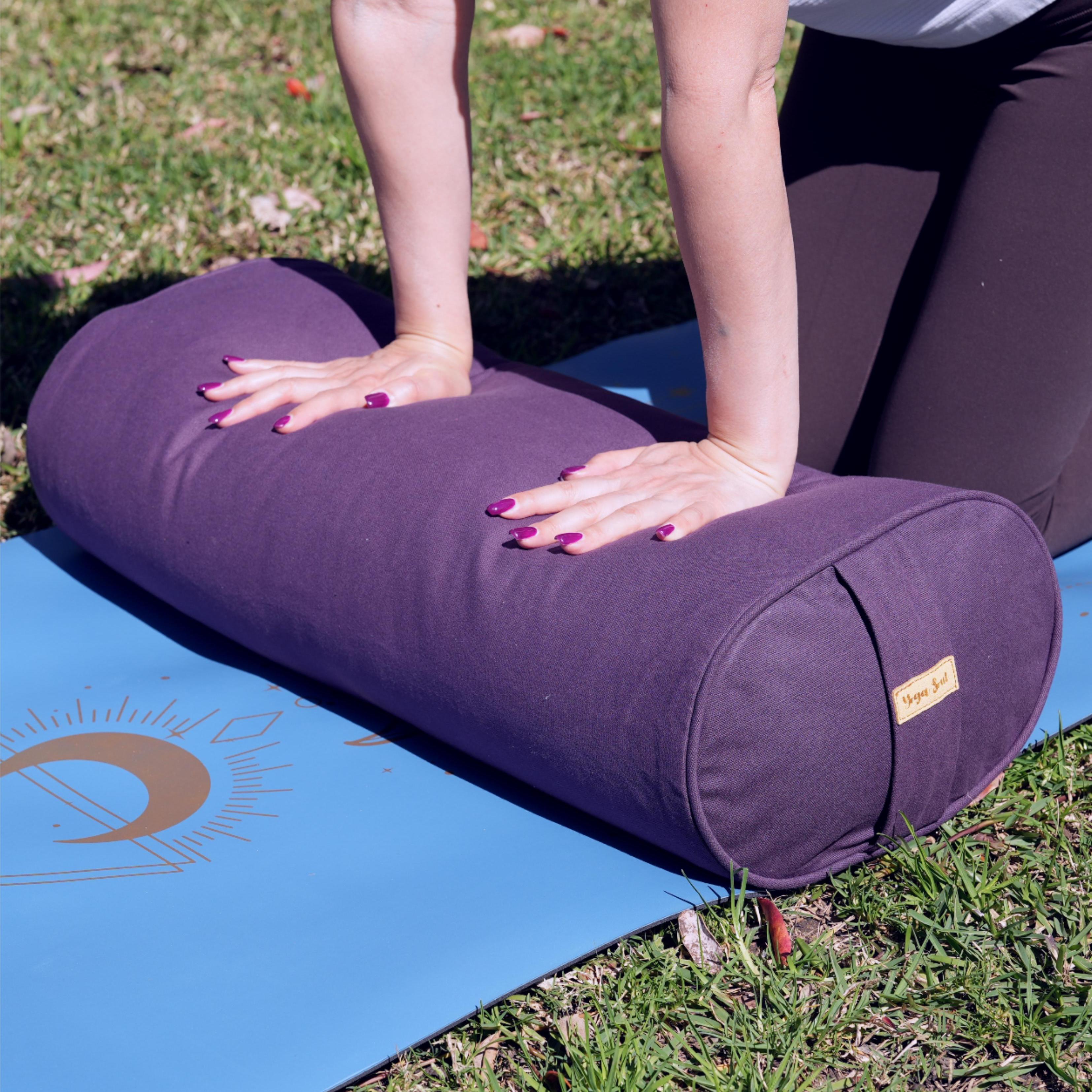 Oval Yoga Bolster | Pure | Purple