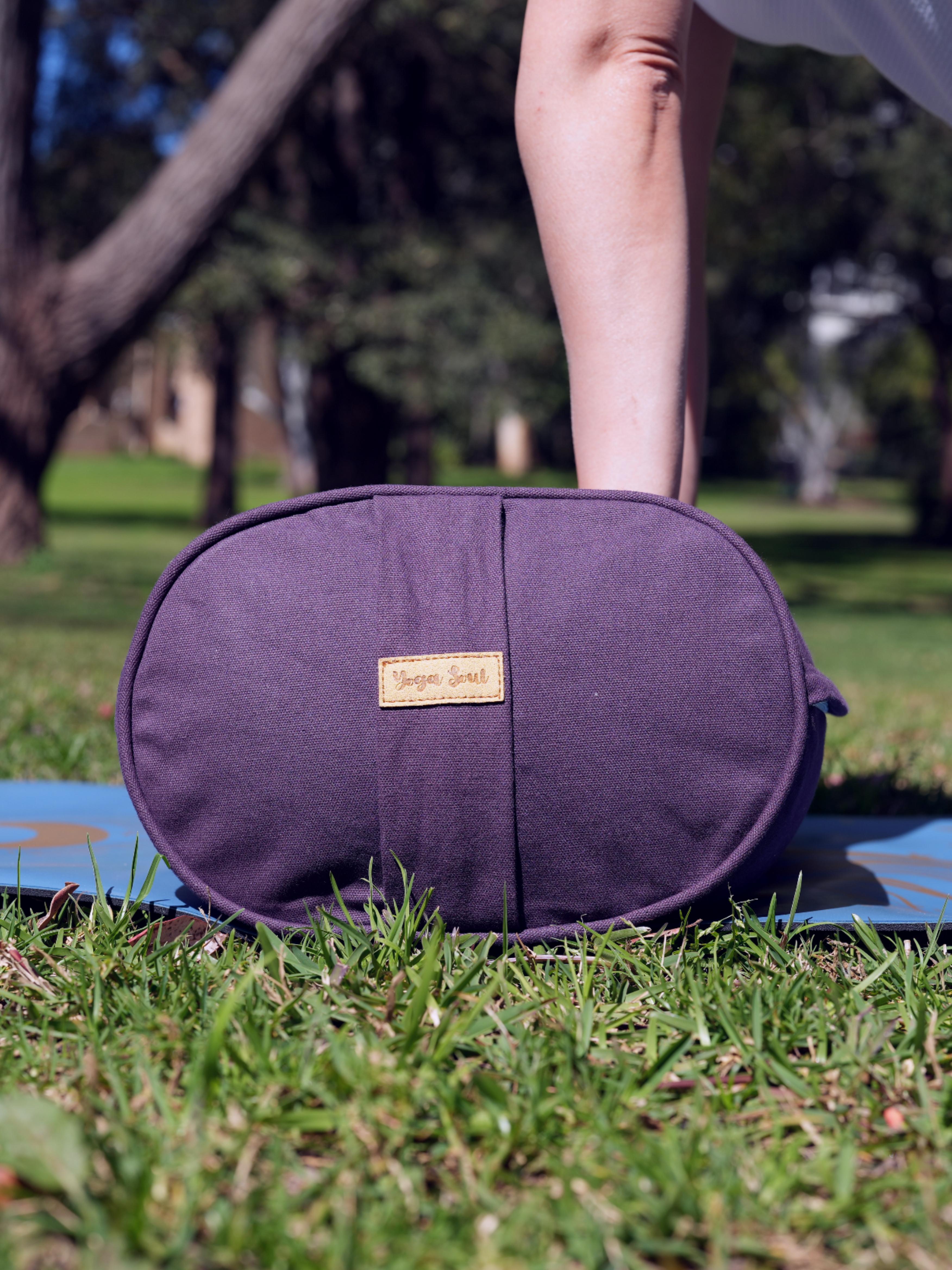 Oval Yoga Bolster | Pure | Purple