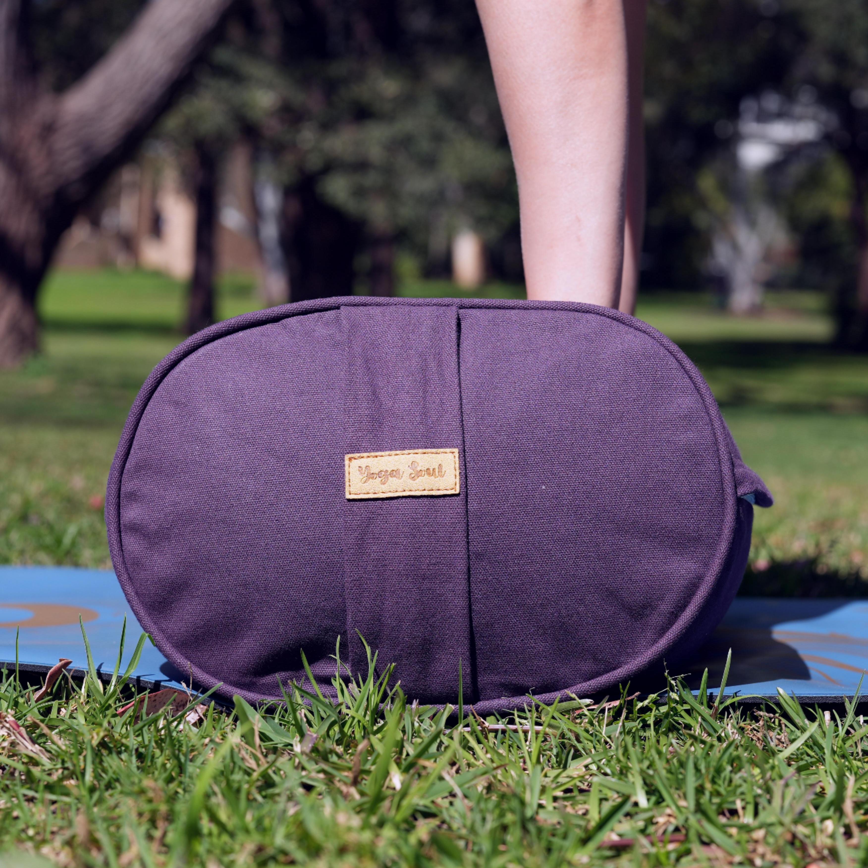 Oval Yoga Bolster | Pure | Purple