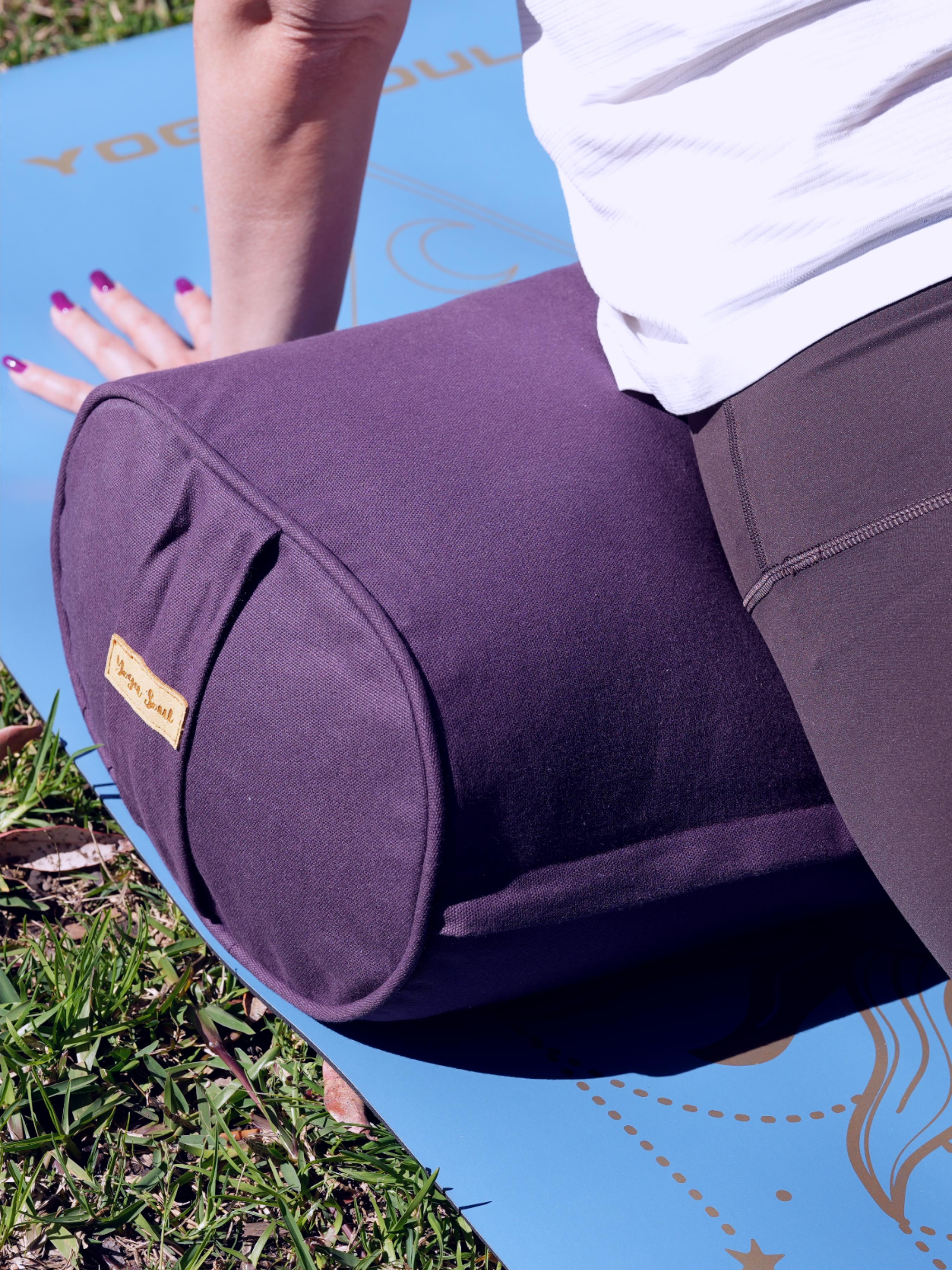 Oval Yoga Bolster | Pure | Purple