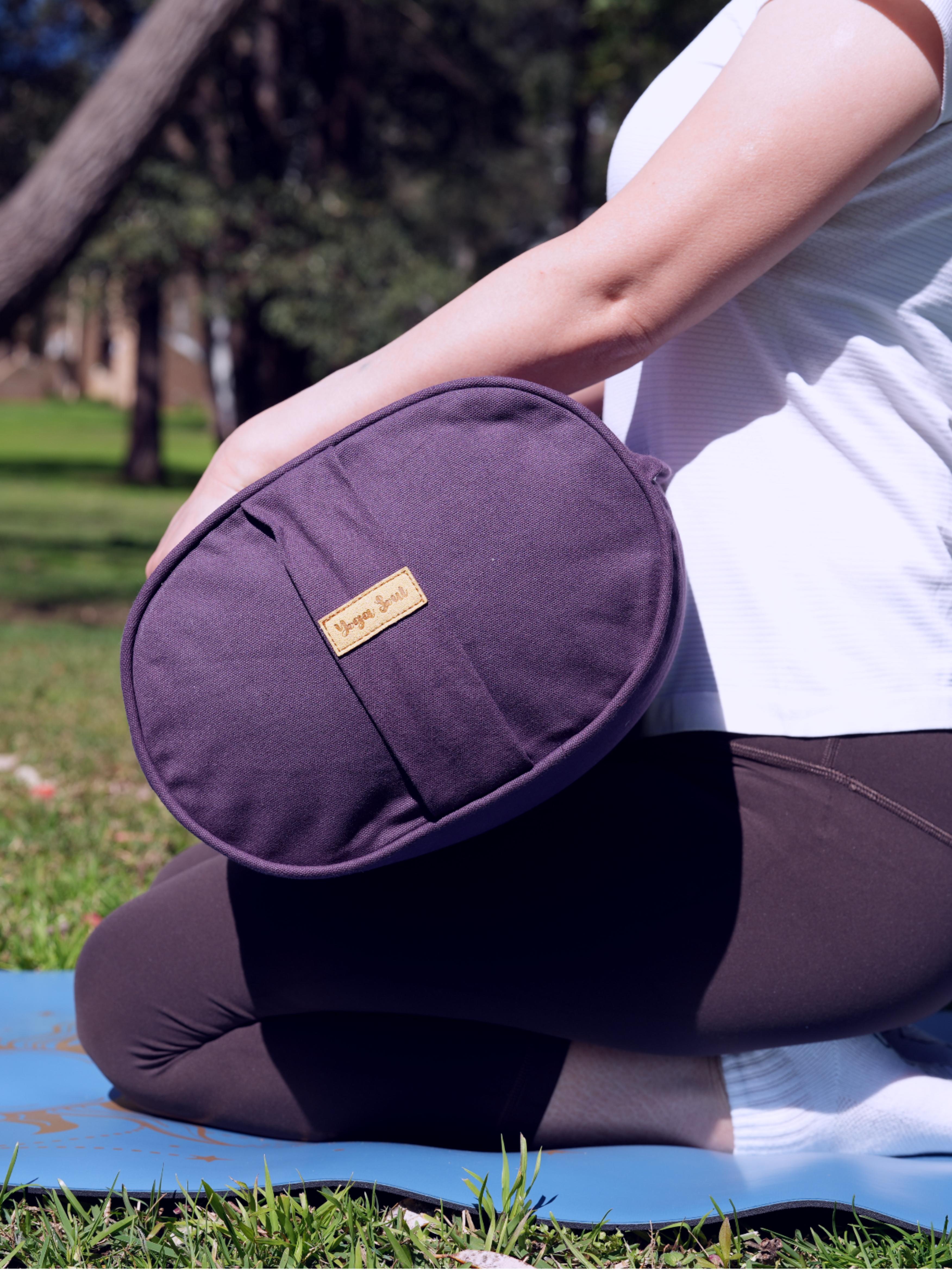 Oval Yoga Bolster | Pure | Purple