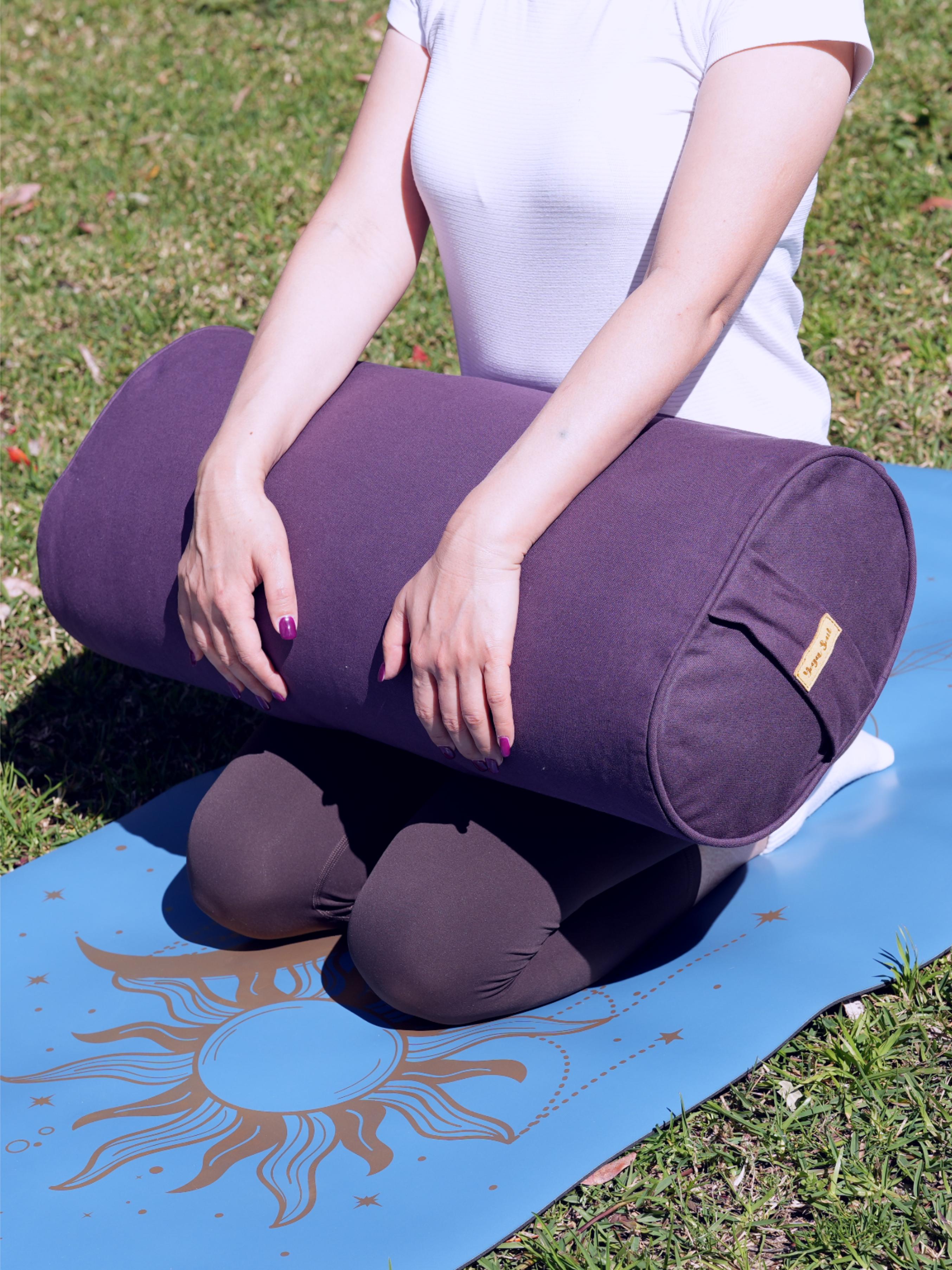 Oval Yoga Bolster | Pure | Purple