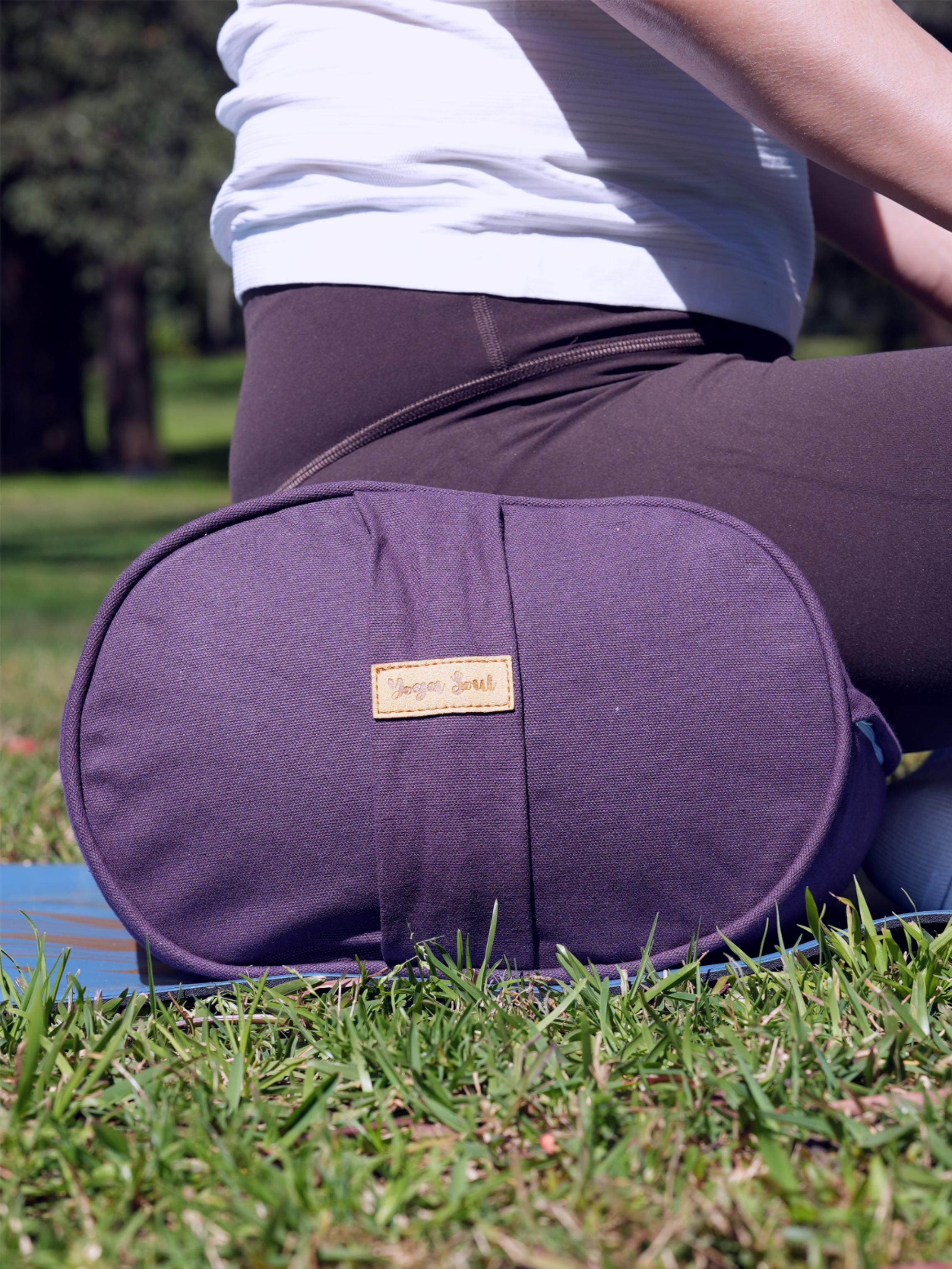 Oval Yoga Bolster | Pure | Purple