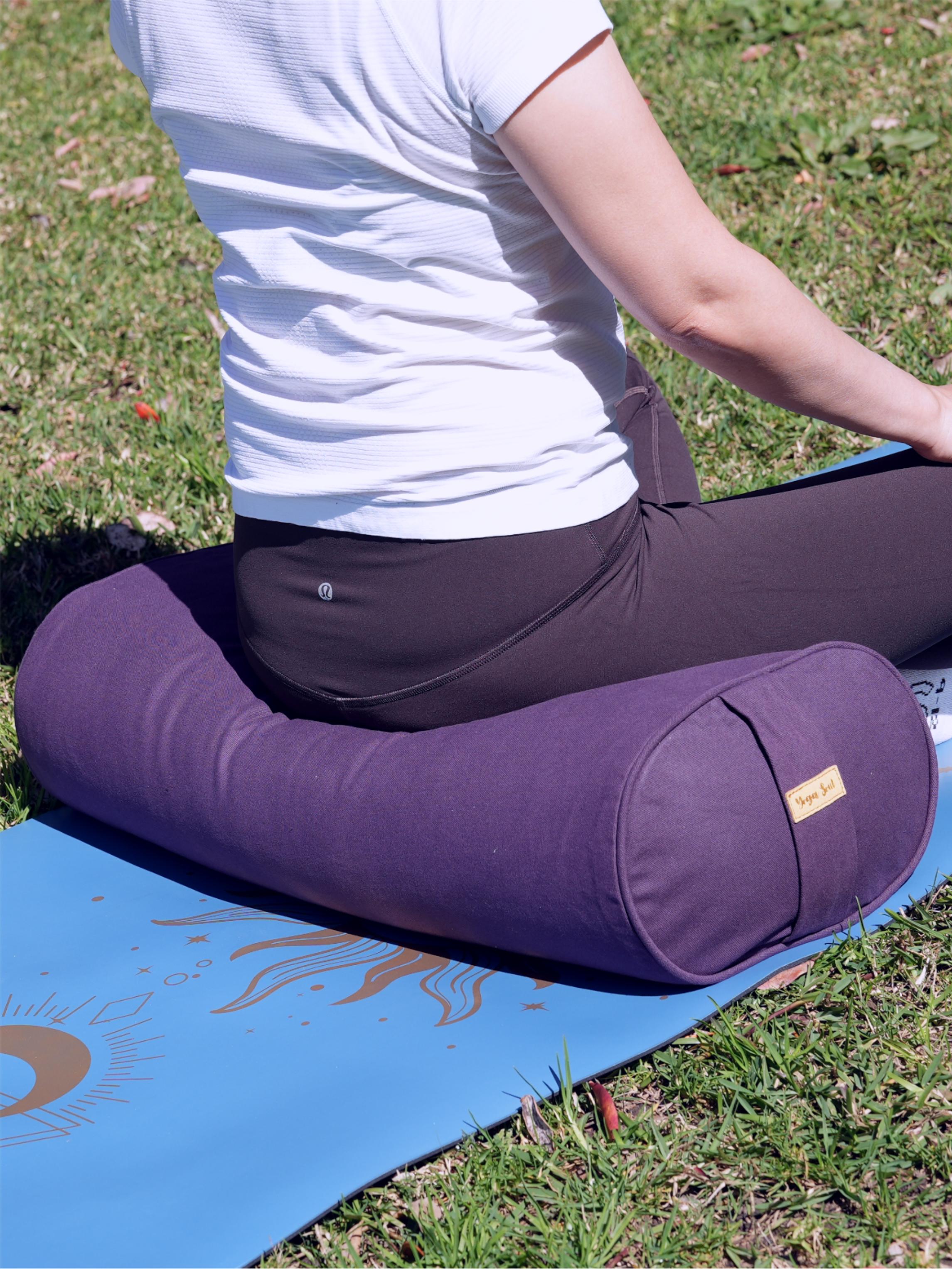 Oval Yoga Bolster | Pure | Purple