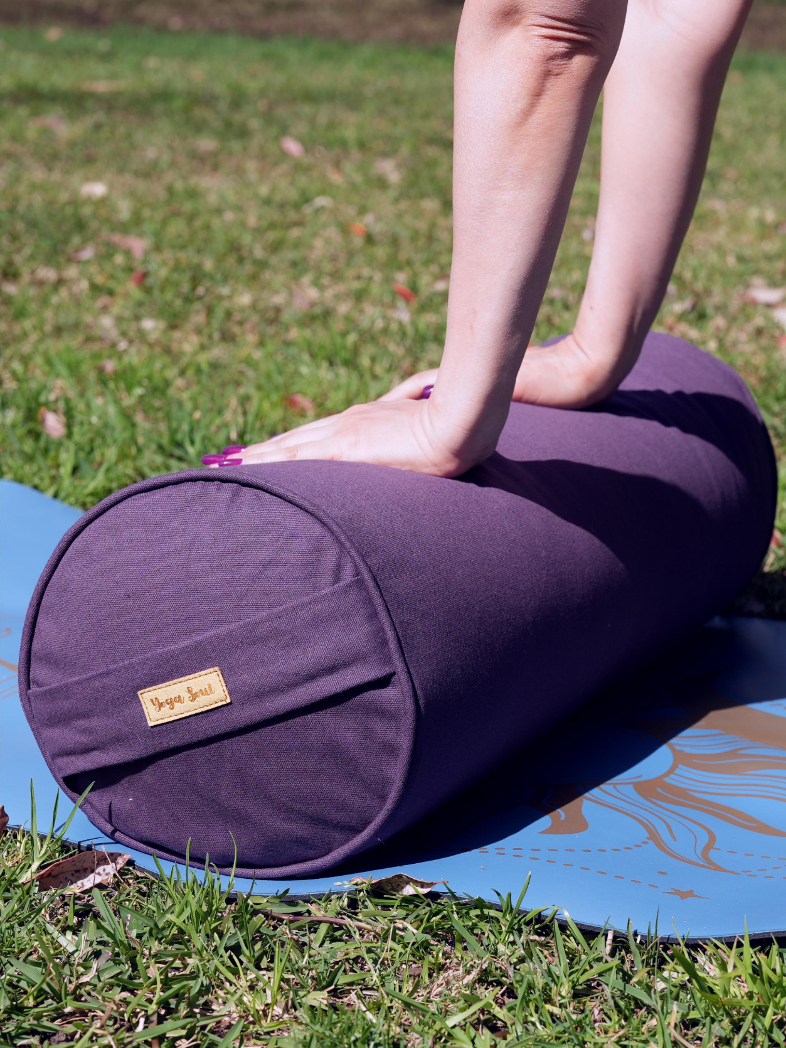 Round Yoga Bolster | Pure | Purple