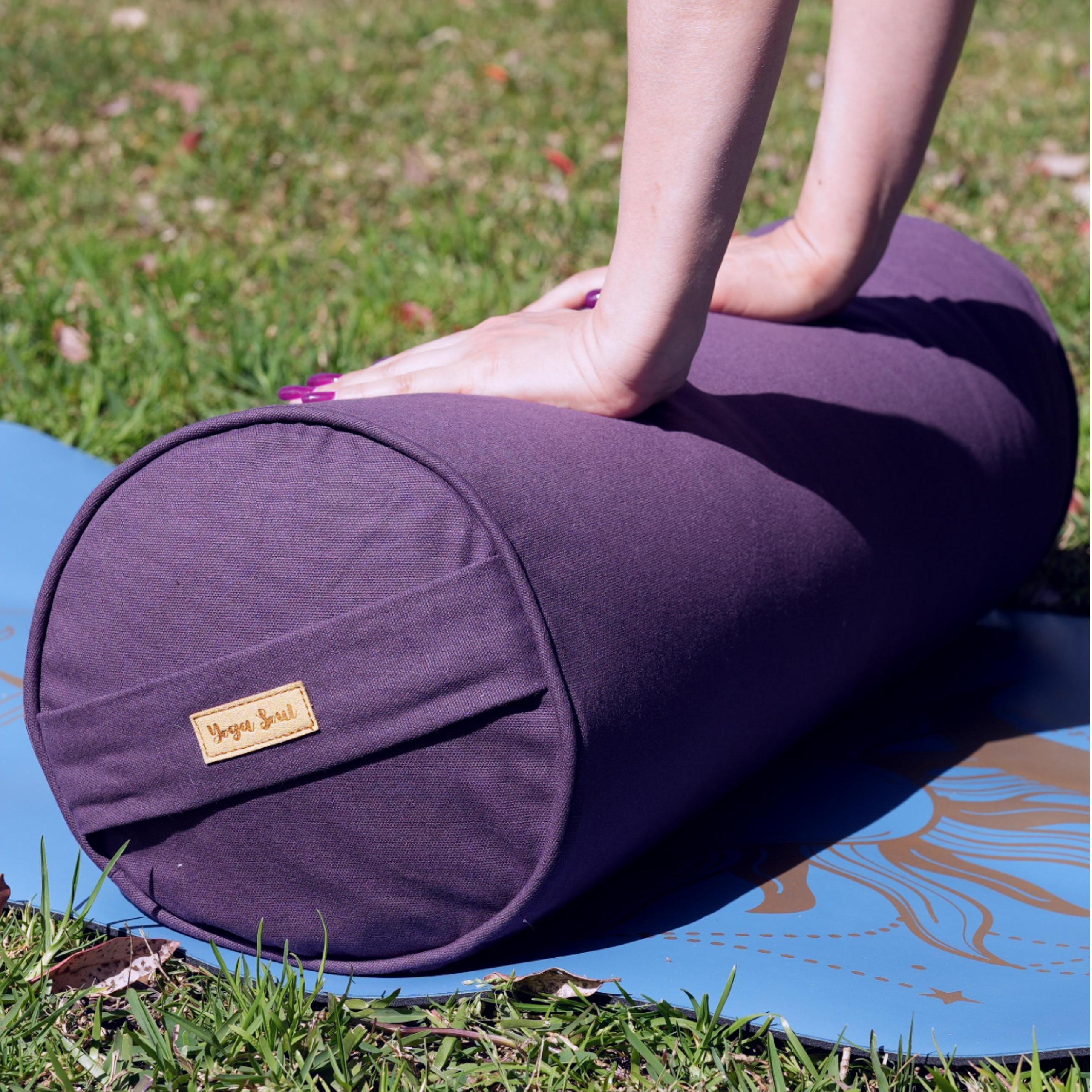 Round Yoga Bolster | Pure | Purple