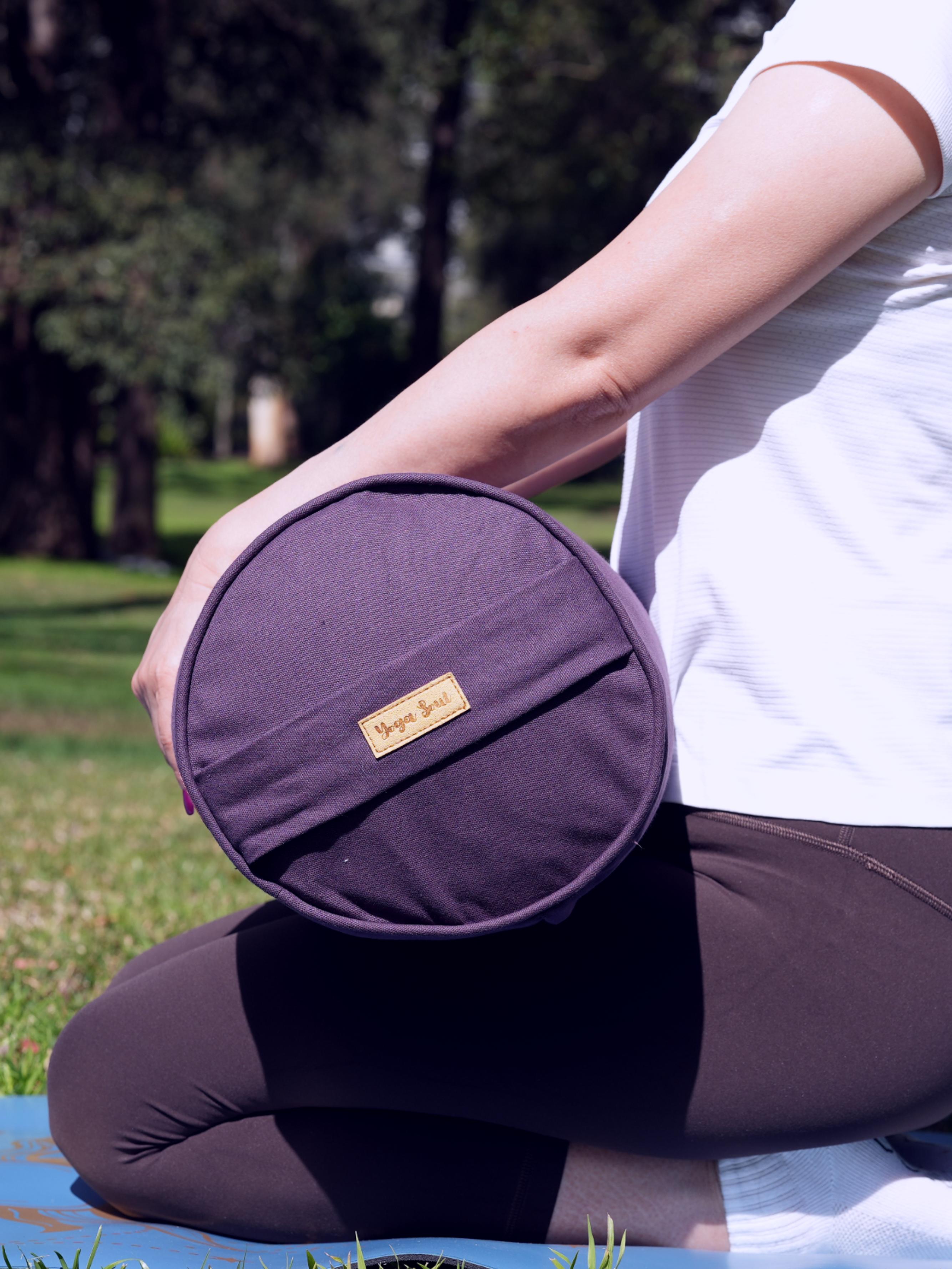 Round Yoga Bolster | Pure | Purple
