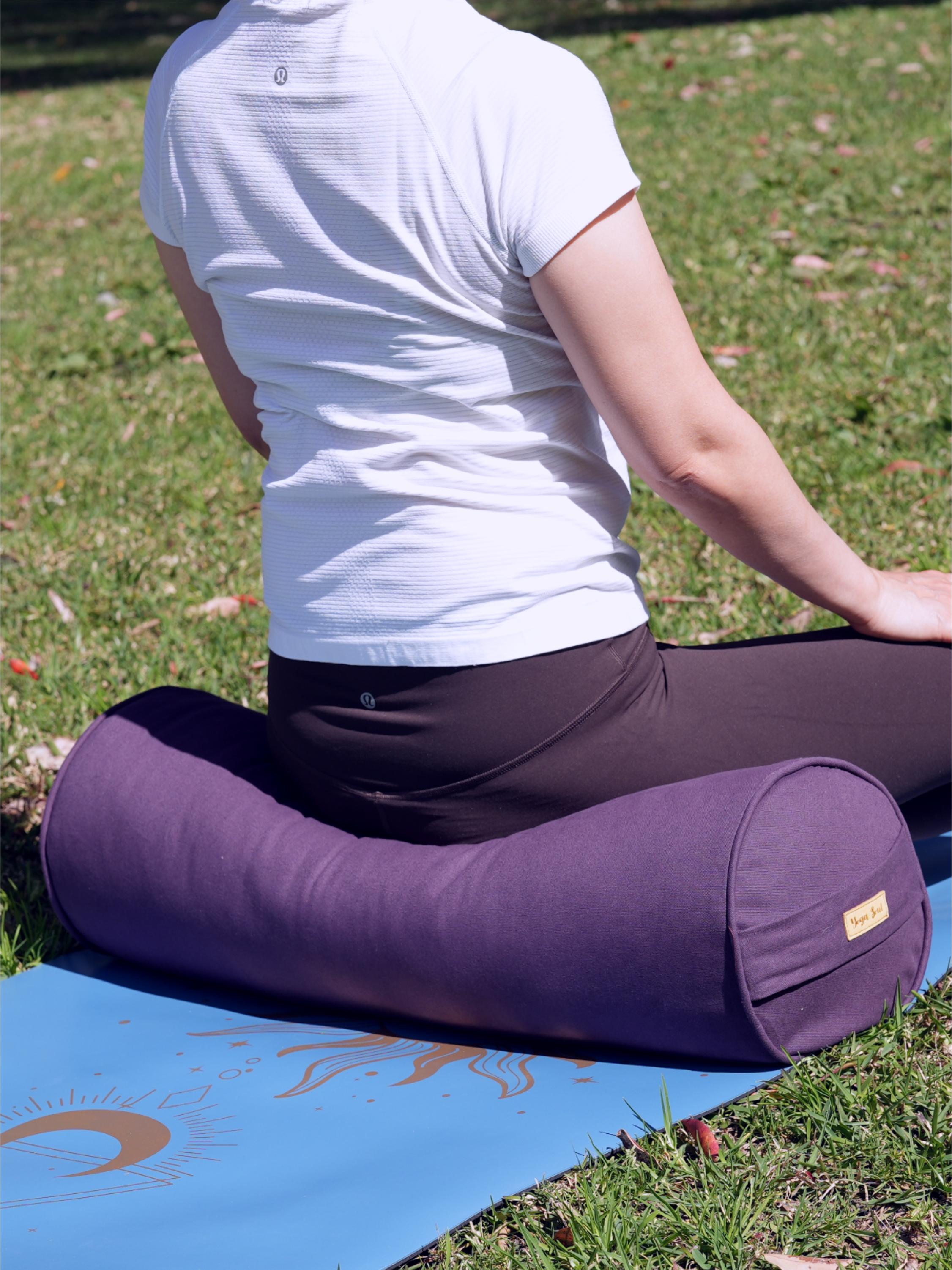 Round Yoga Bolster | Pure | Purple