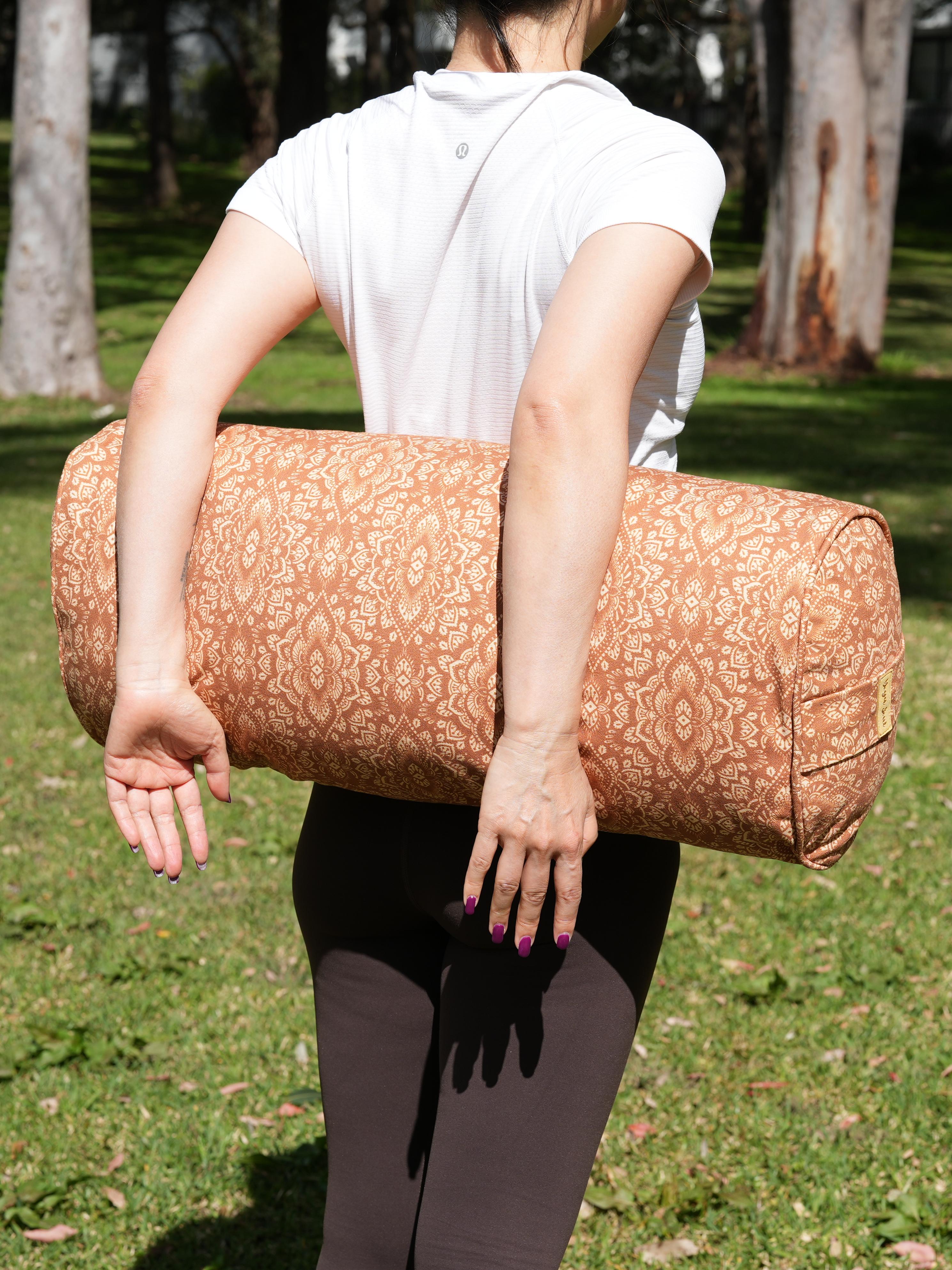 Oval Yoga Bolster | Mandala | Earth