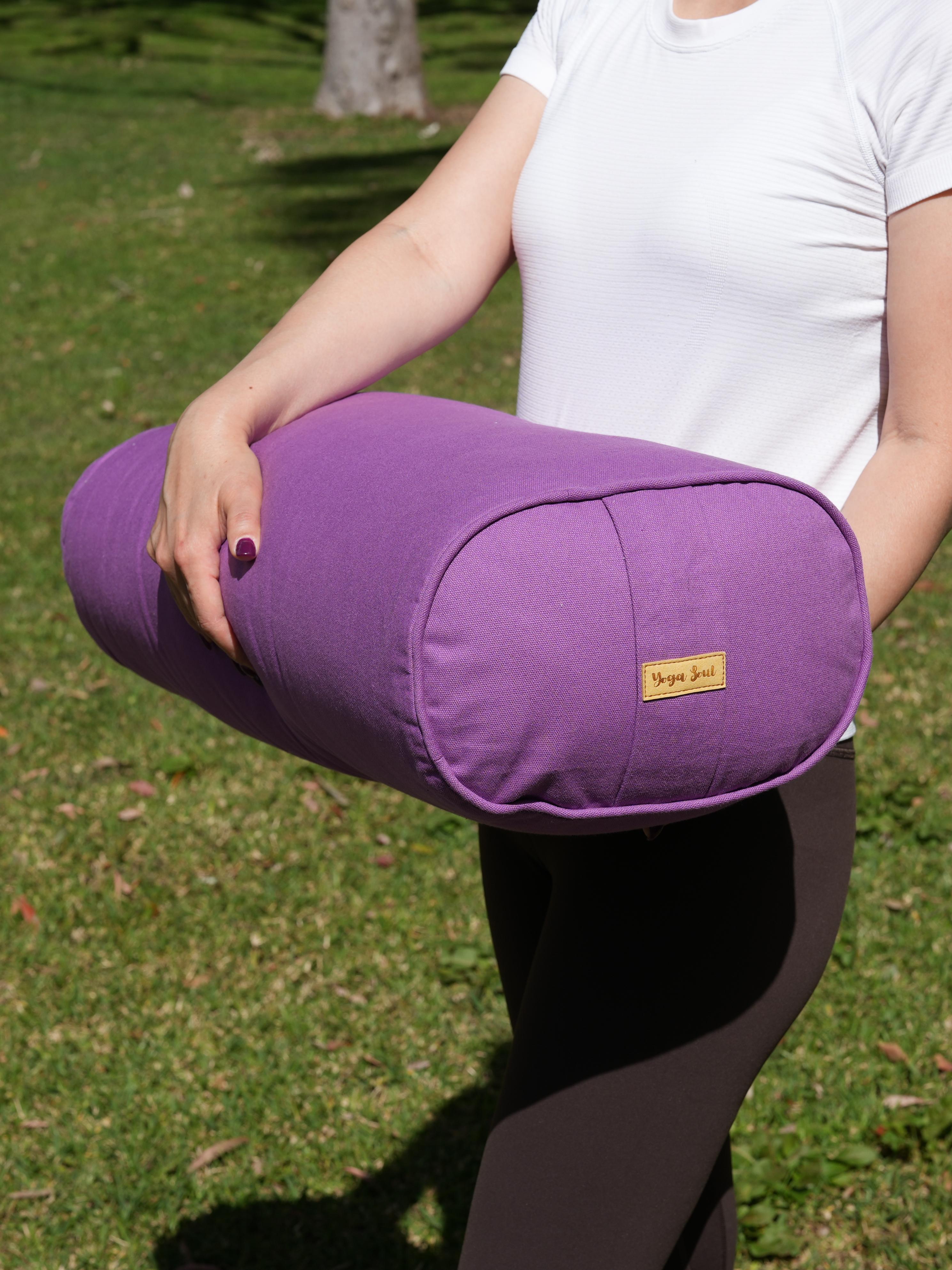 Oval Yoga Bolster | Pure | Lavender