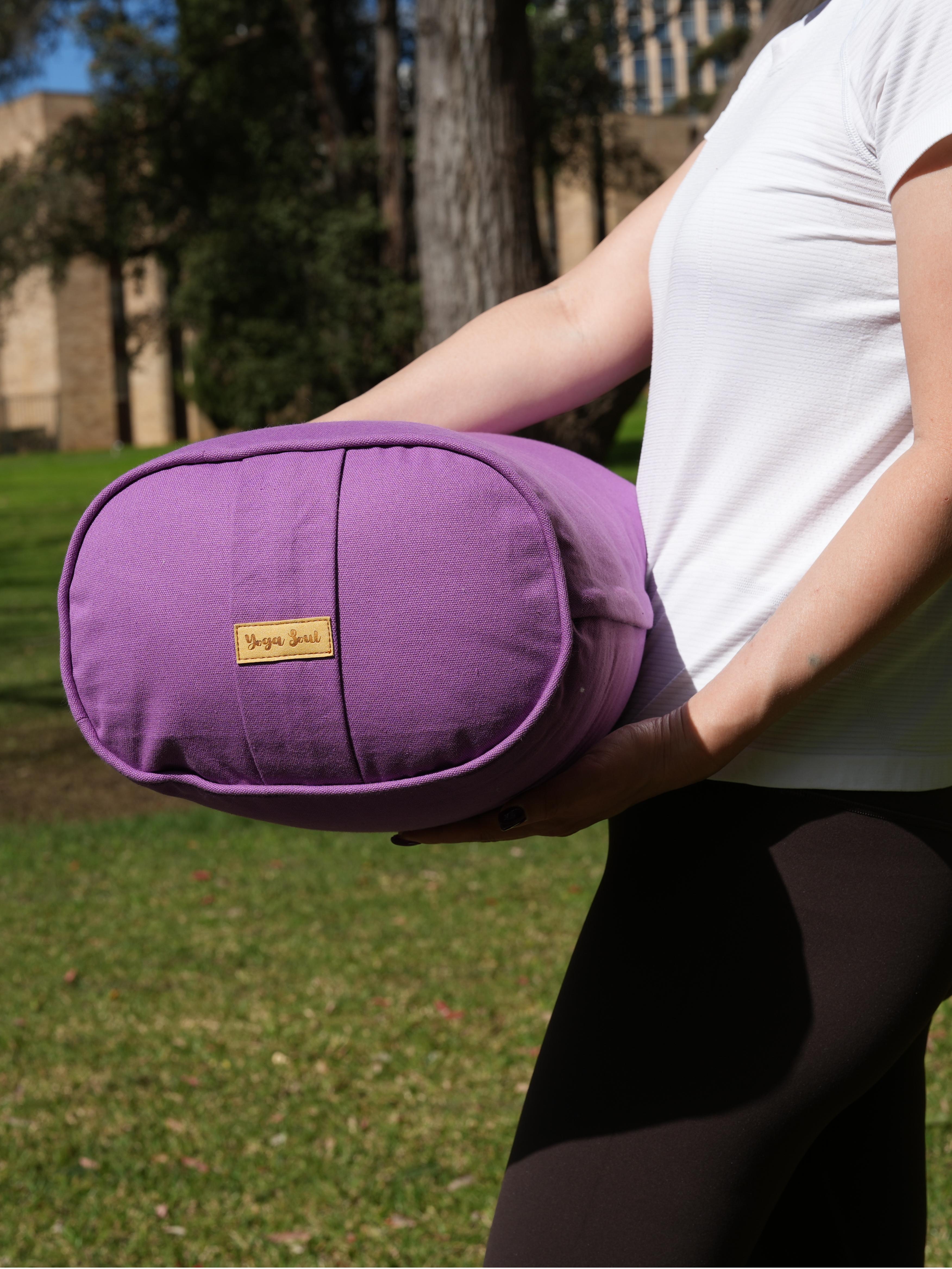 Oval Yoga Bolster | Pure | Lavender