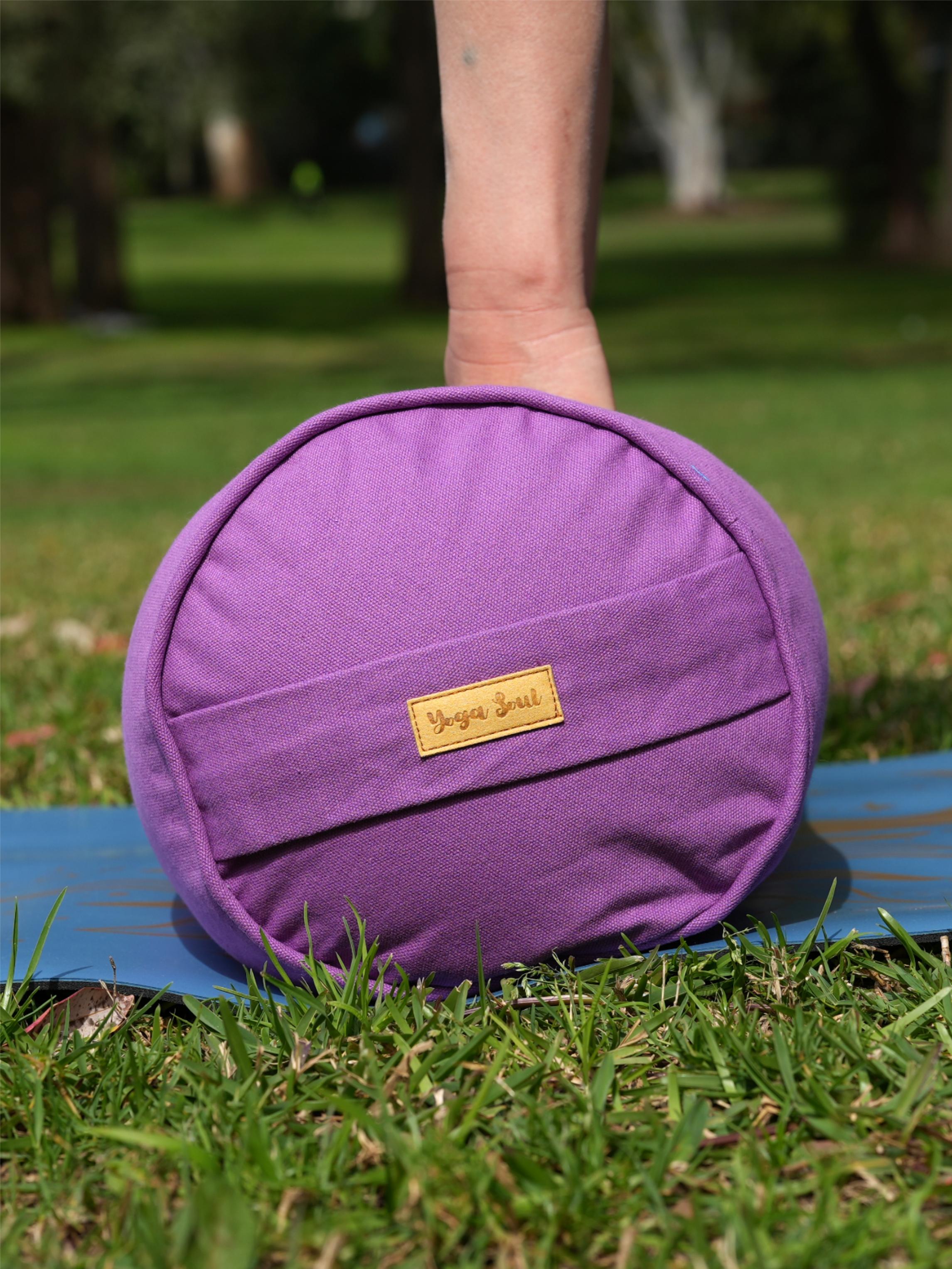 Round Yoga Bolster | Pure | Lavender
