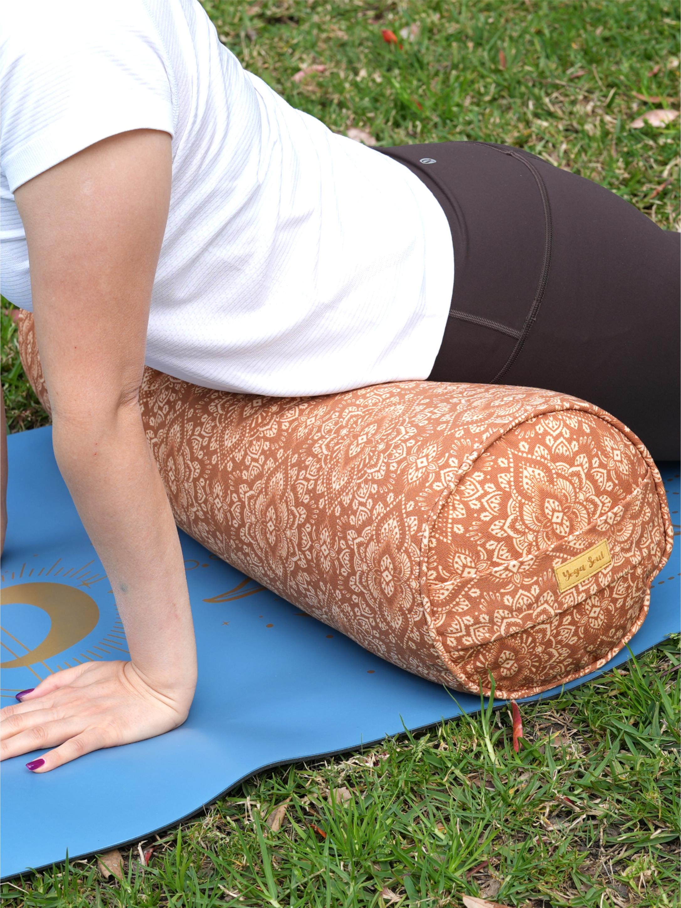 Round Yoga Bolster | Mandala | Earth