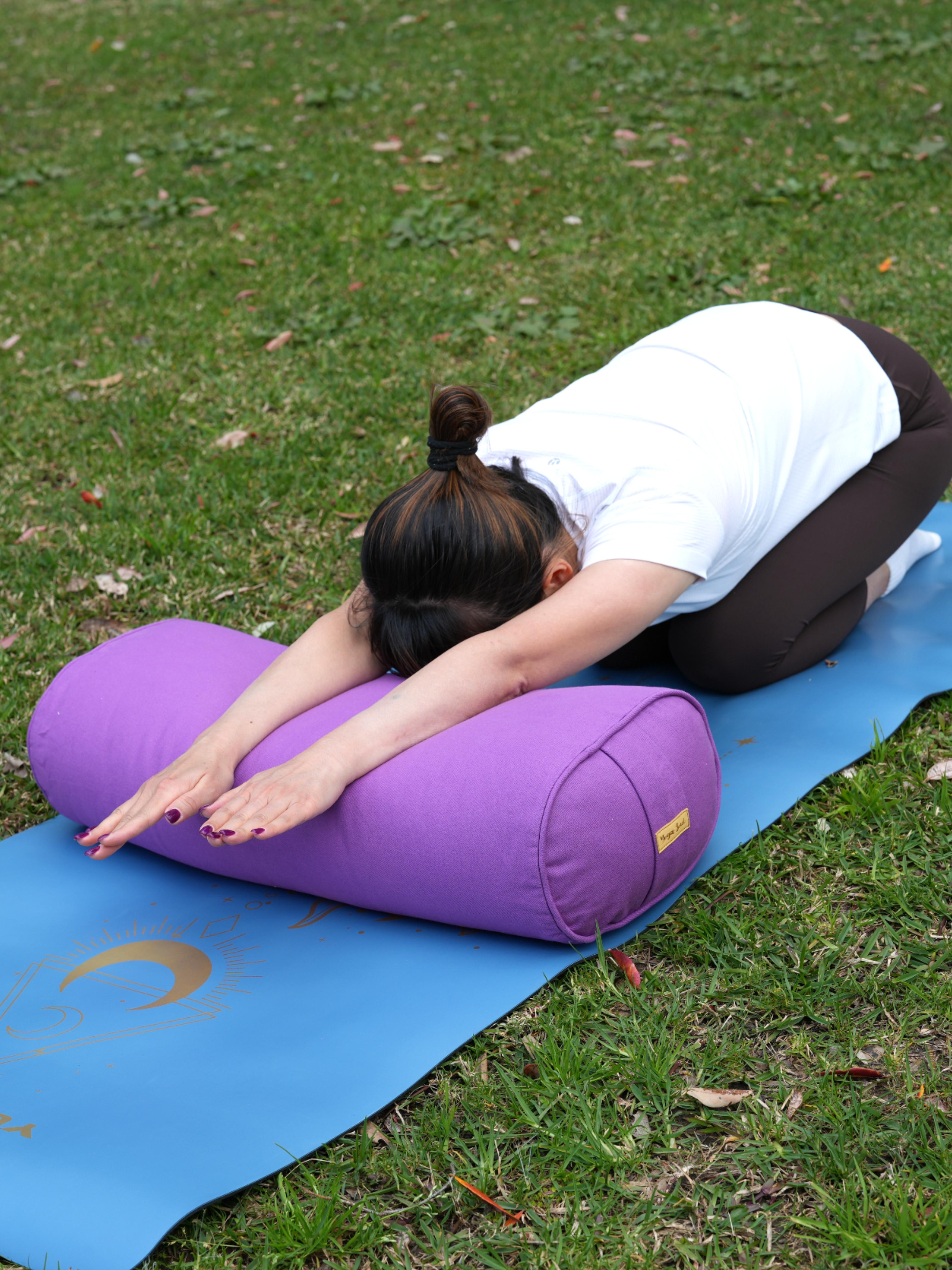 Oval Yoga Bolster | Pure | Lavender