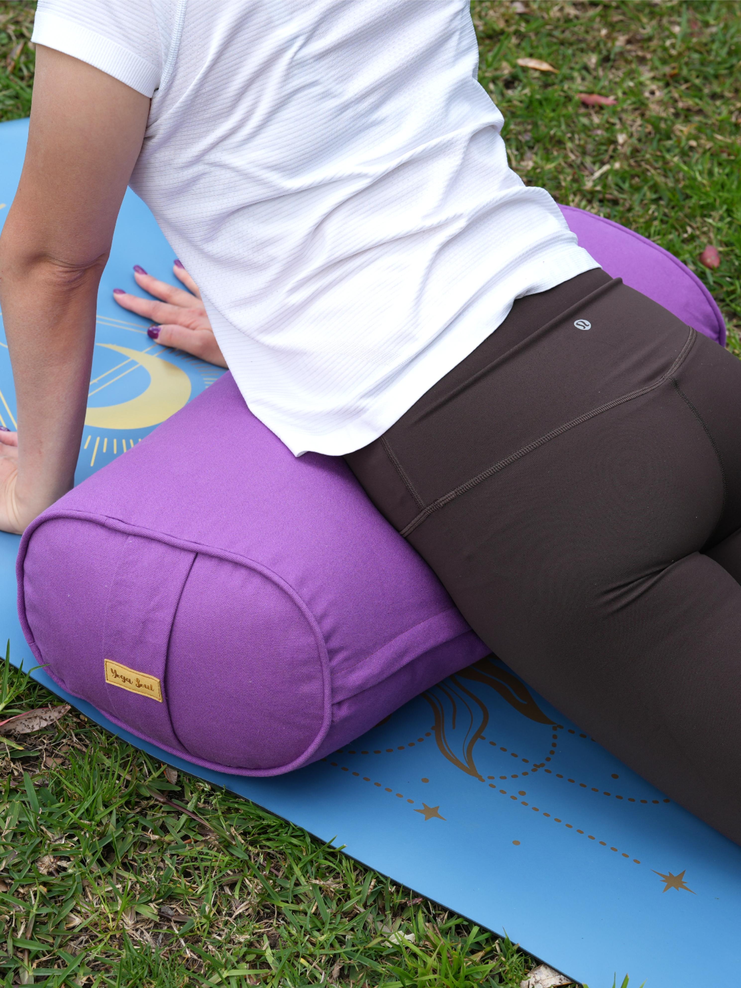 Oval Yoga Bolster | Pure | Lavender