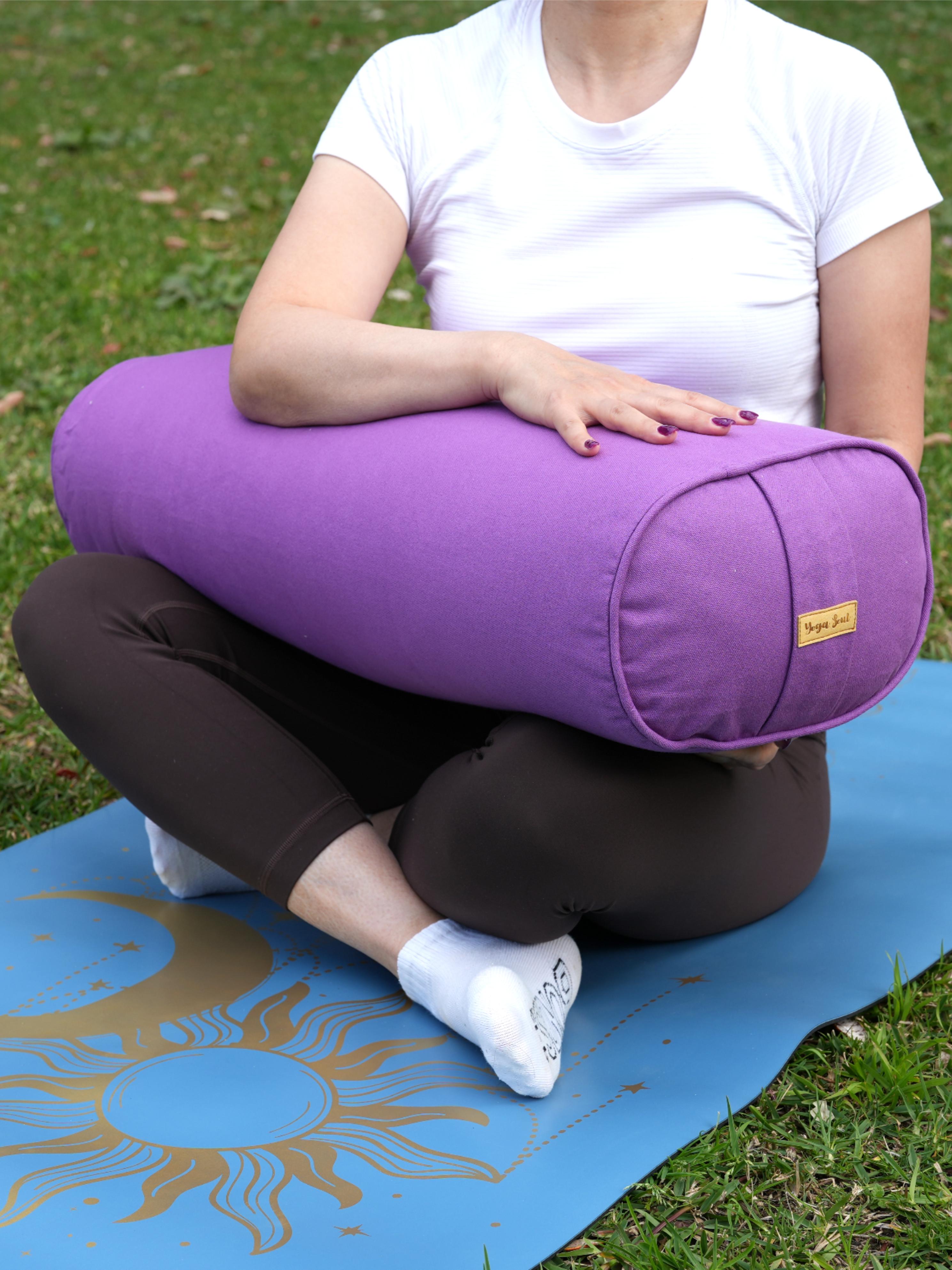 Oval Yoga Bolster | Pure | Lavender