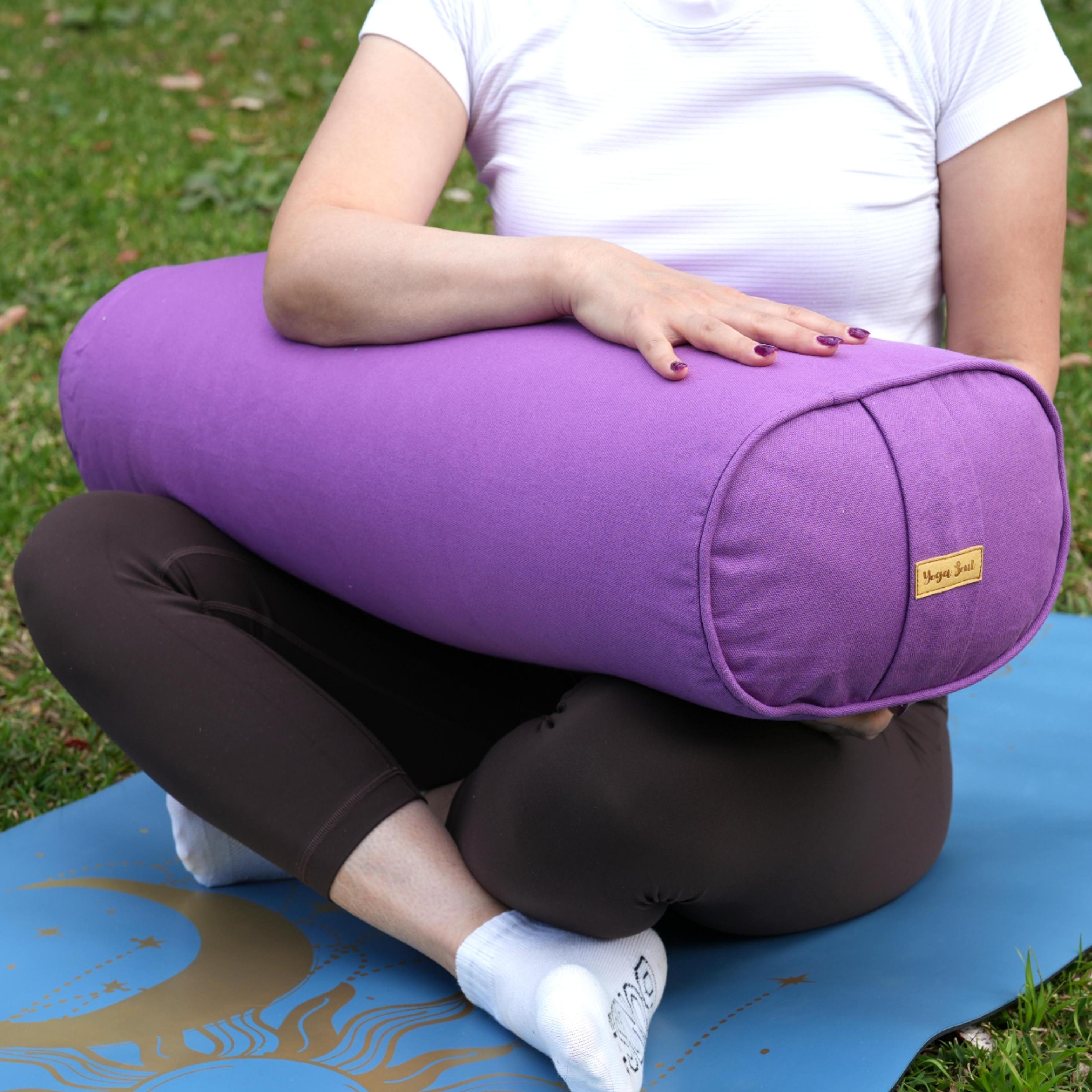 Oval Yoga Bolster | Pure | Lavender
