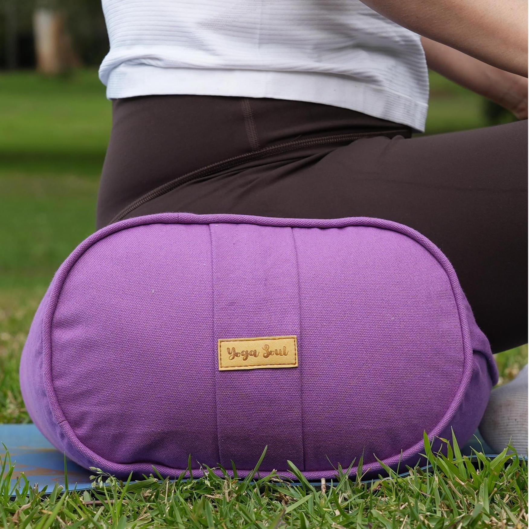 Oval Yoga Bolster | Pure | Lavender