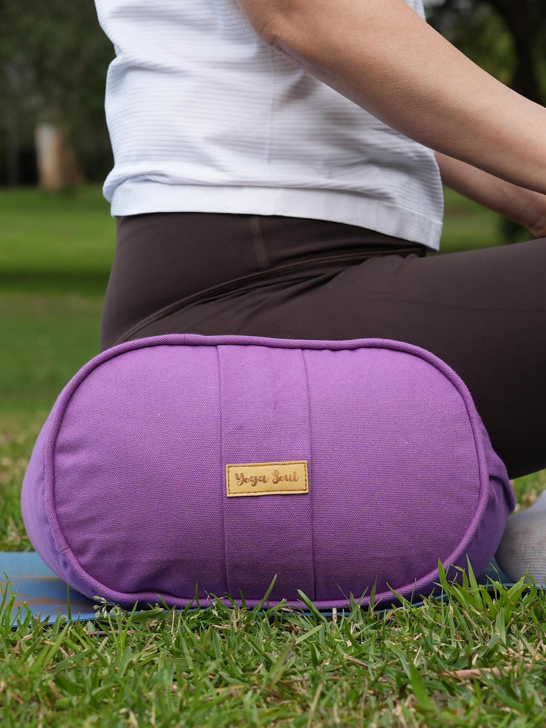 Oval Yoga Bolster | Pure | Lavender
