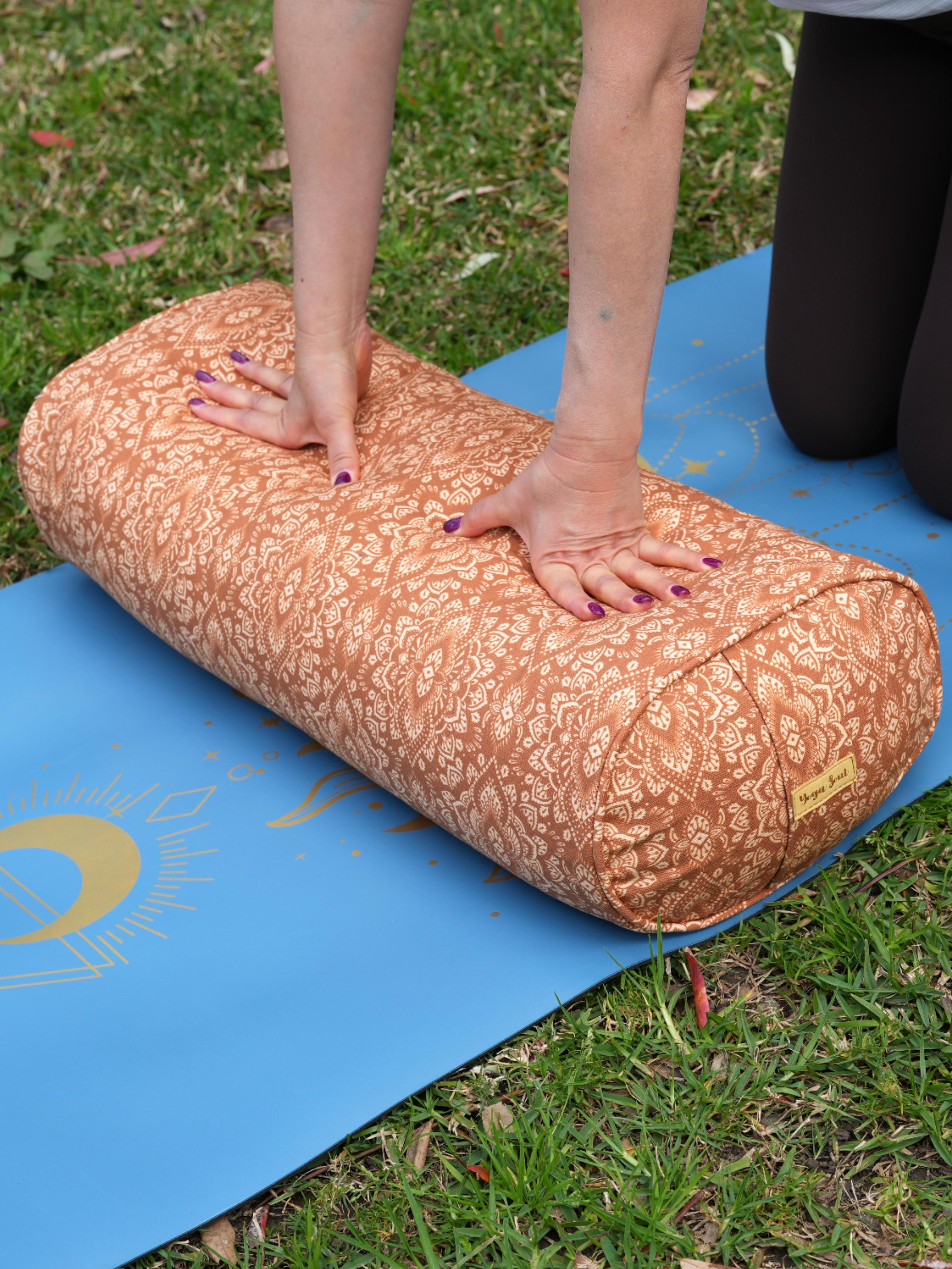 Oval Yoga Bolster | Mandala | Earth