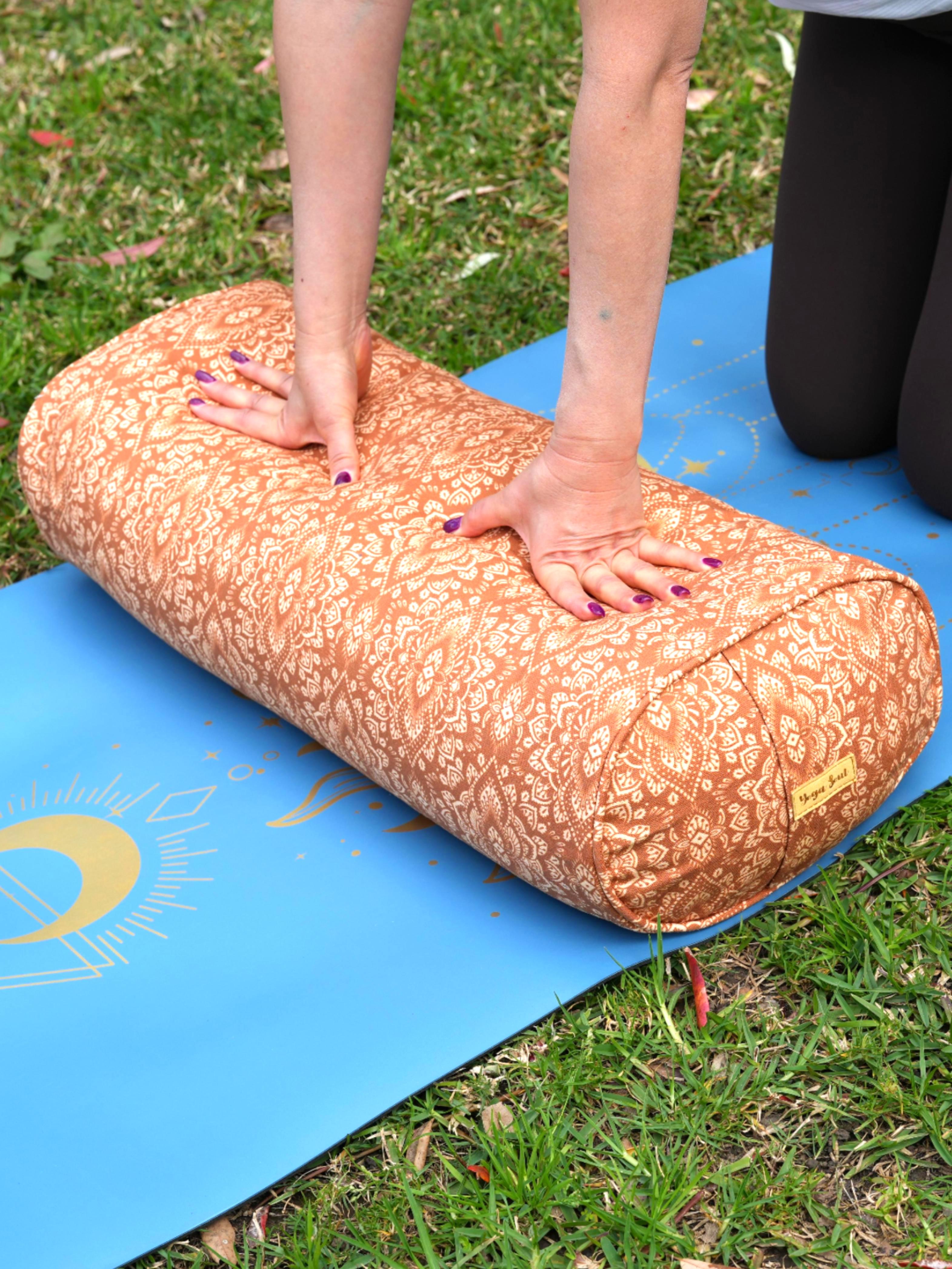 Oval Yoga Bolster | Mandala | Earth