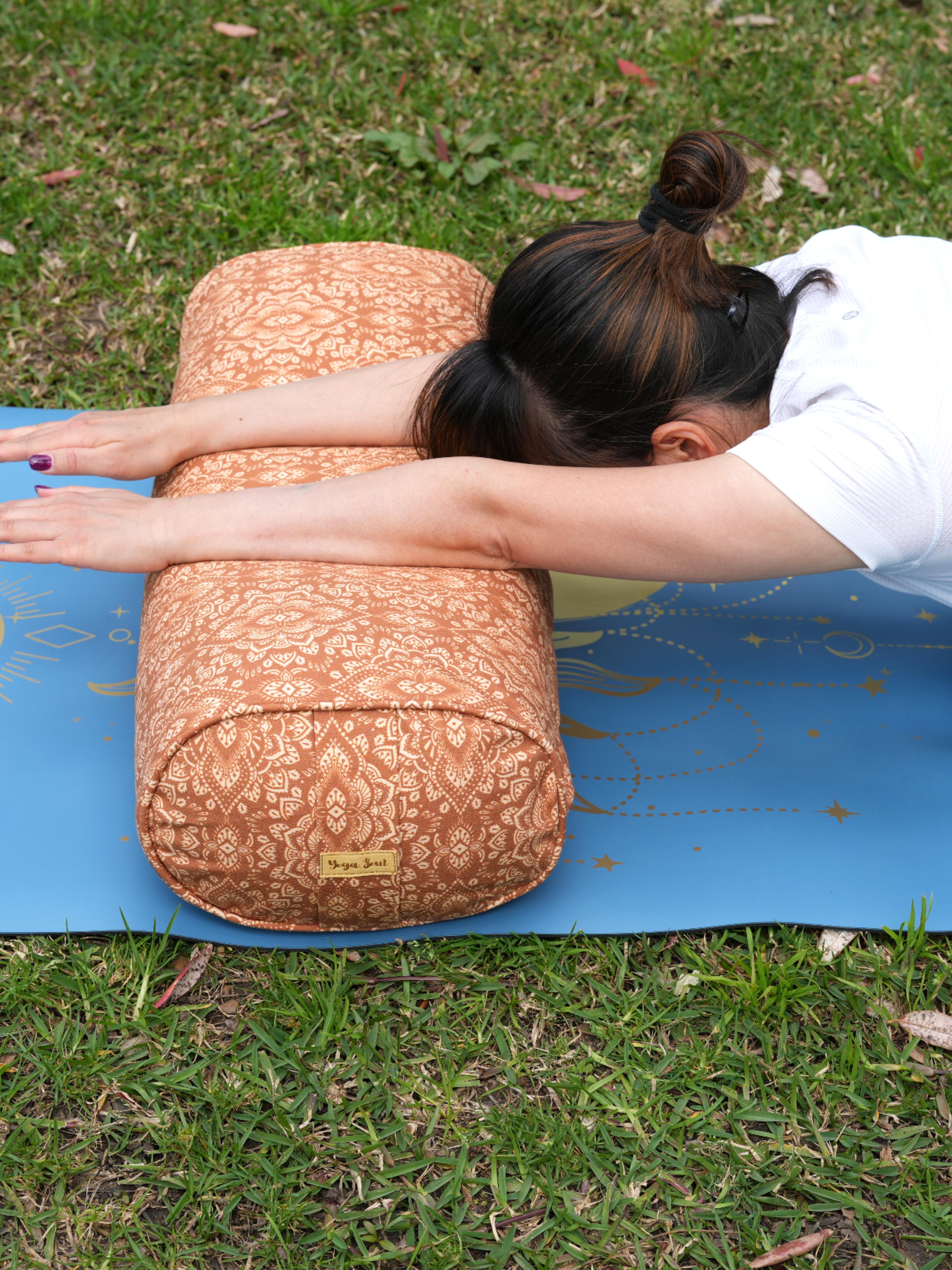 Oval Yoga Bolster | Mandala | Earth