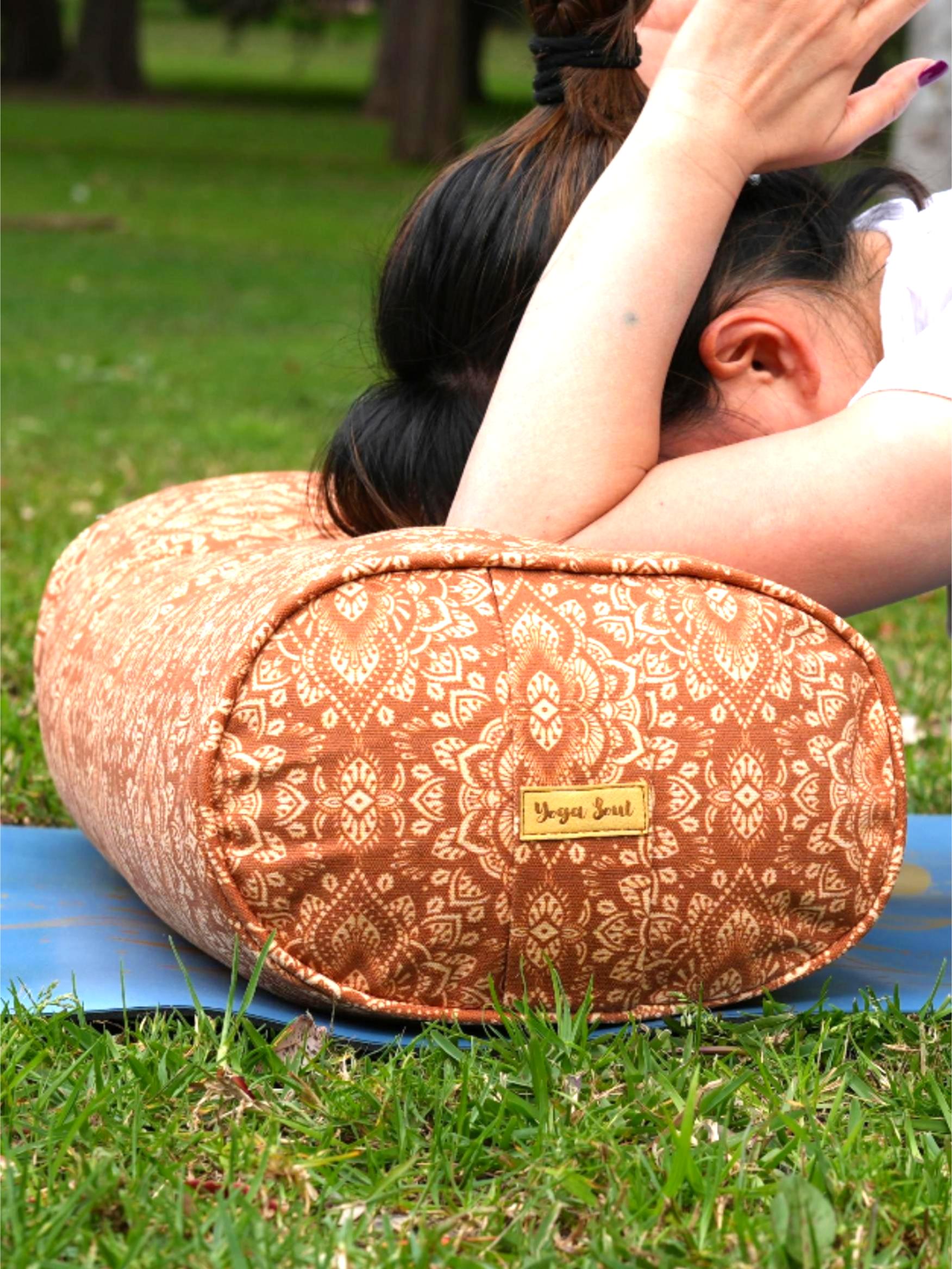 Oval Yoga Bolster | Mandala | Earth