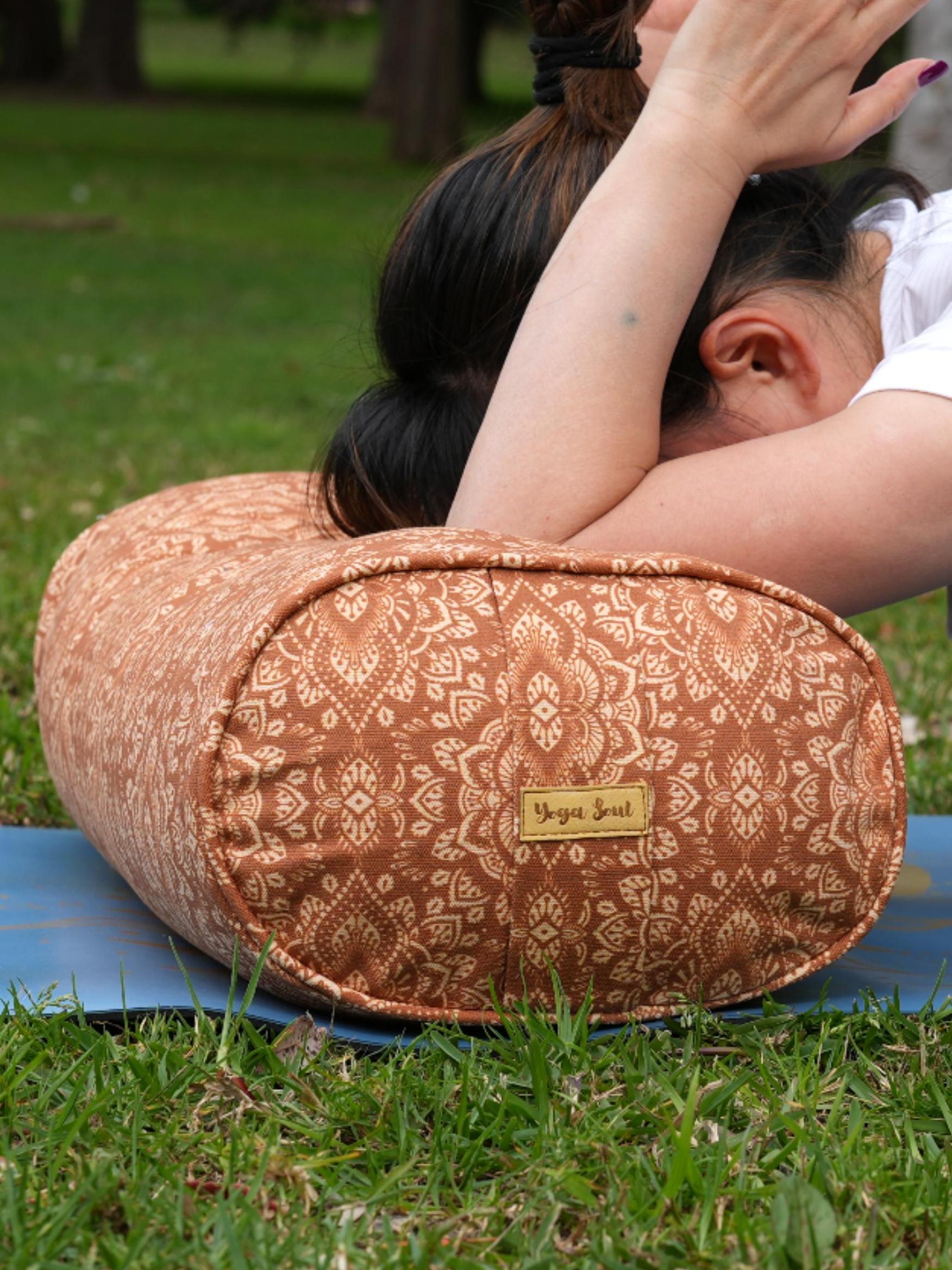 Oval Yoga Bolster | Mandala | Earth