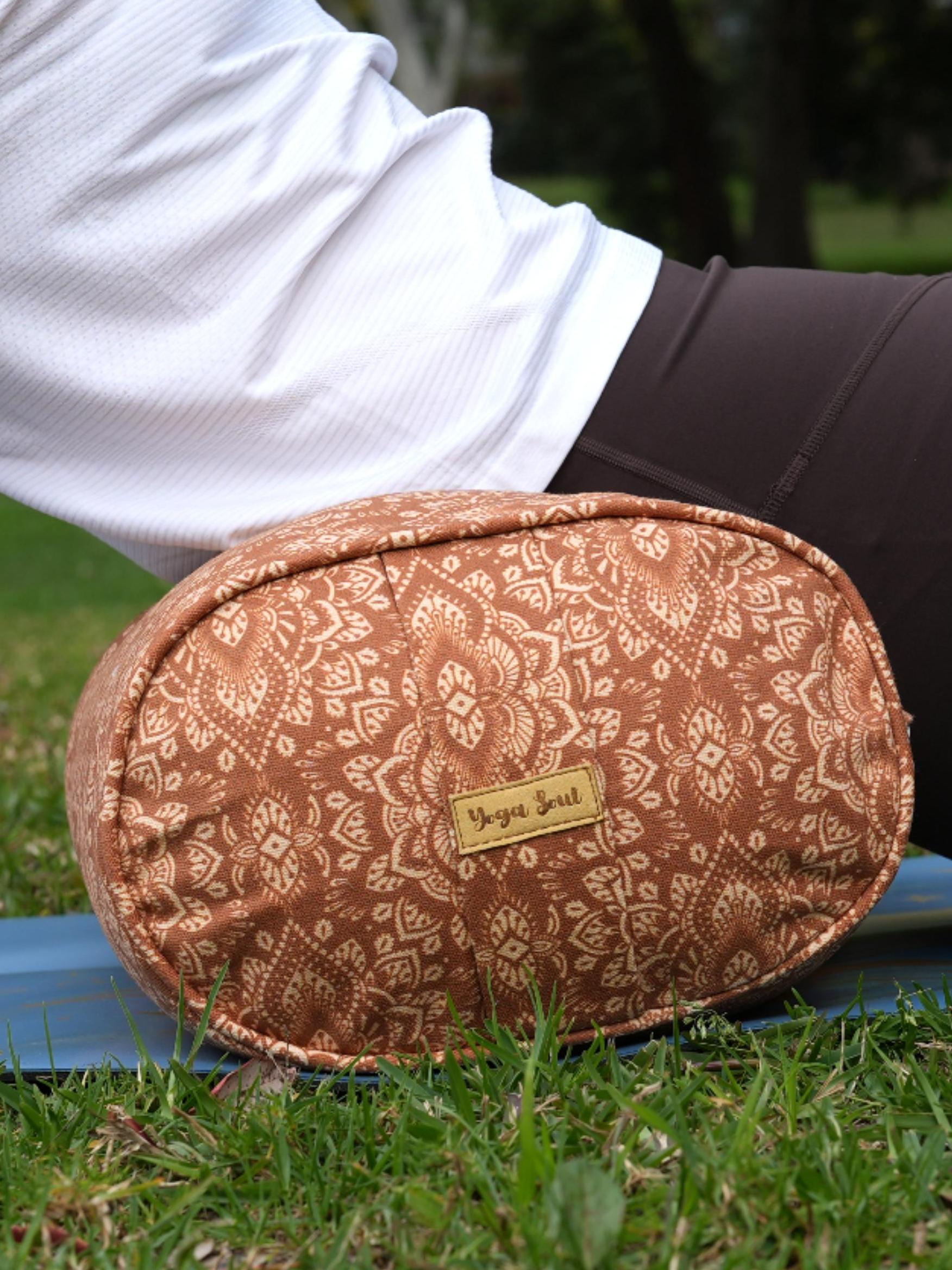 Oval Yoga Bolster | Mandala | Earth