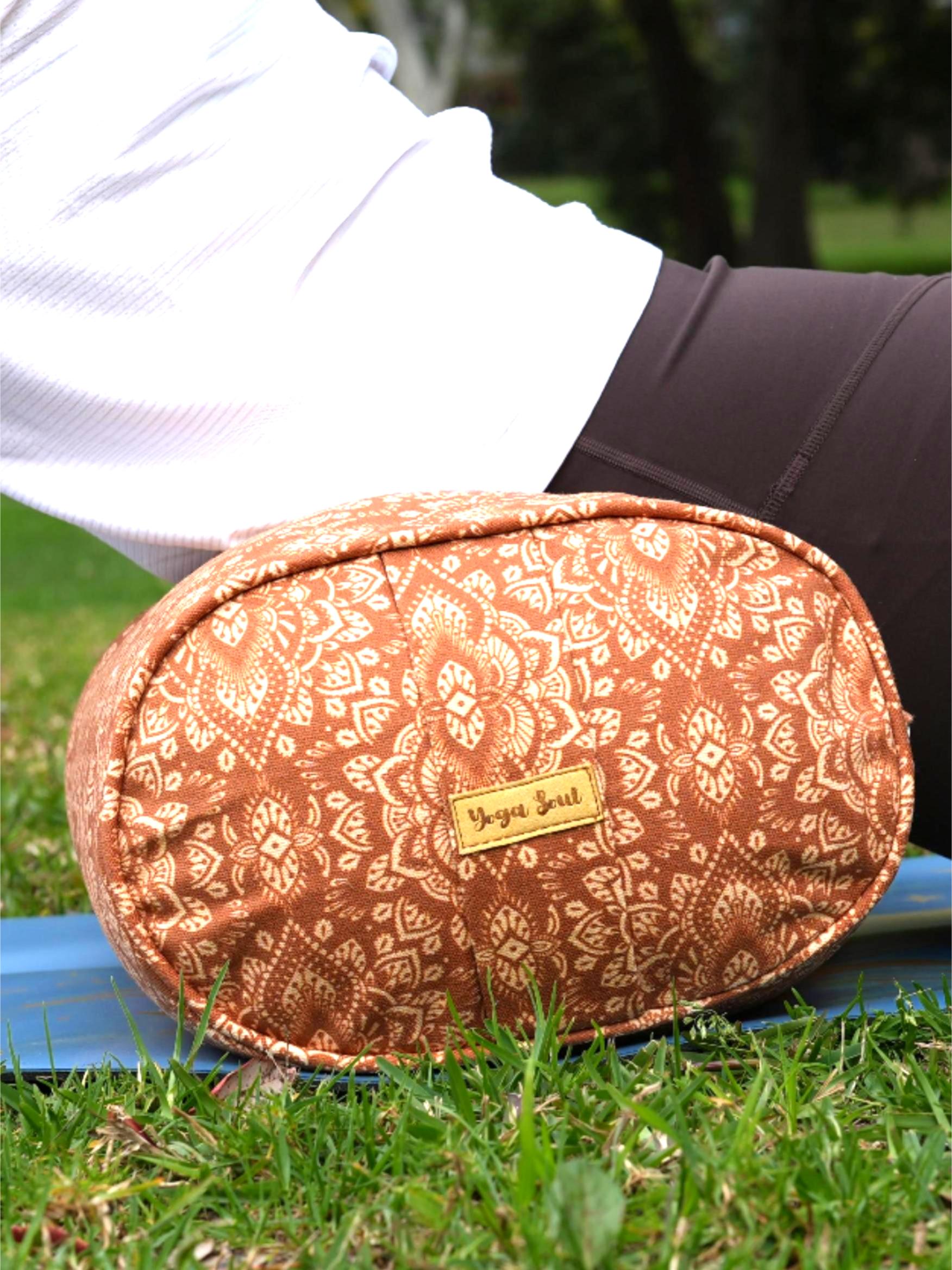 Oval Yoga Bolster | Mandala | Earth
